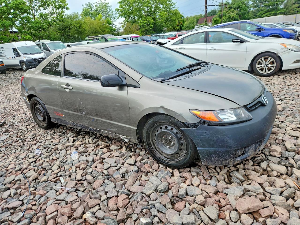 2008 Honda Civic Lx Tan vin: 2HGFG12648H502984