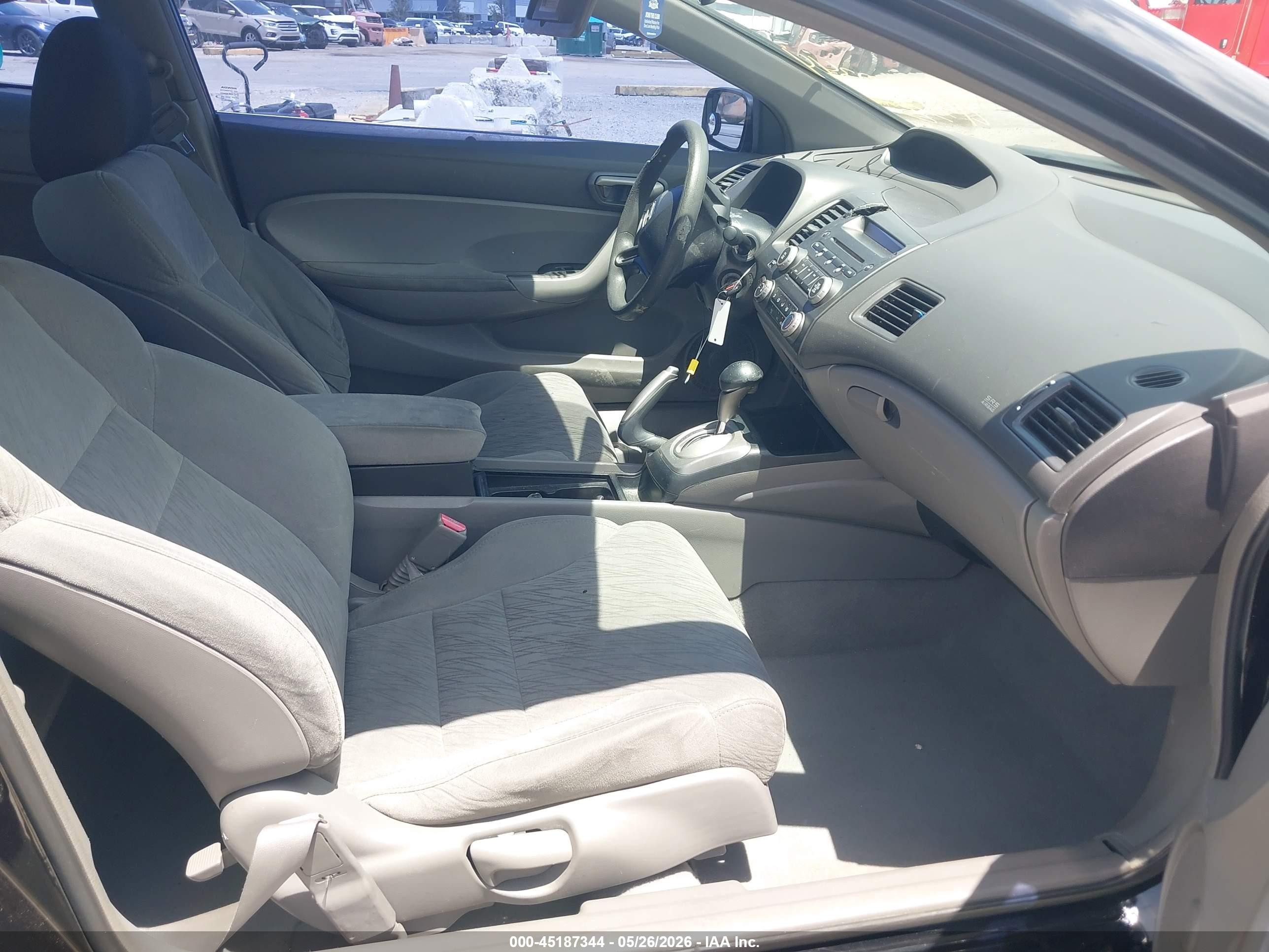 2008 Honda Civic Lx Black vin: 2HGFG12648H552509