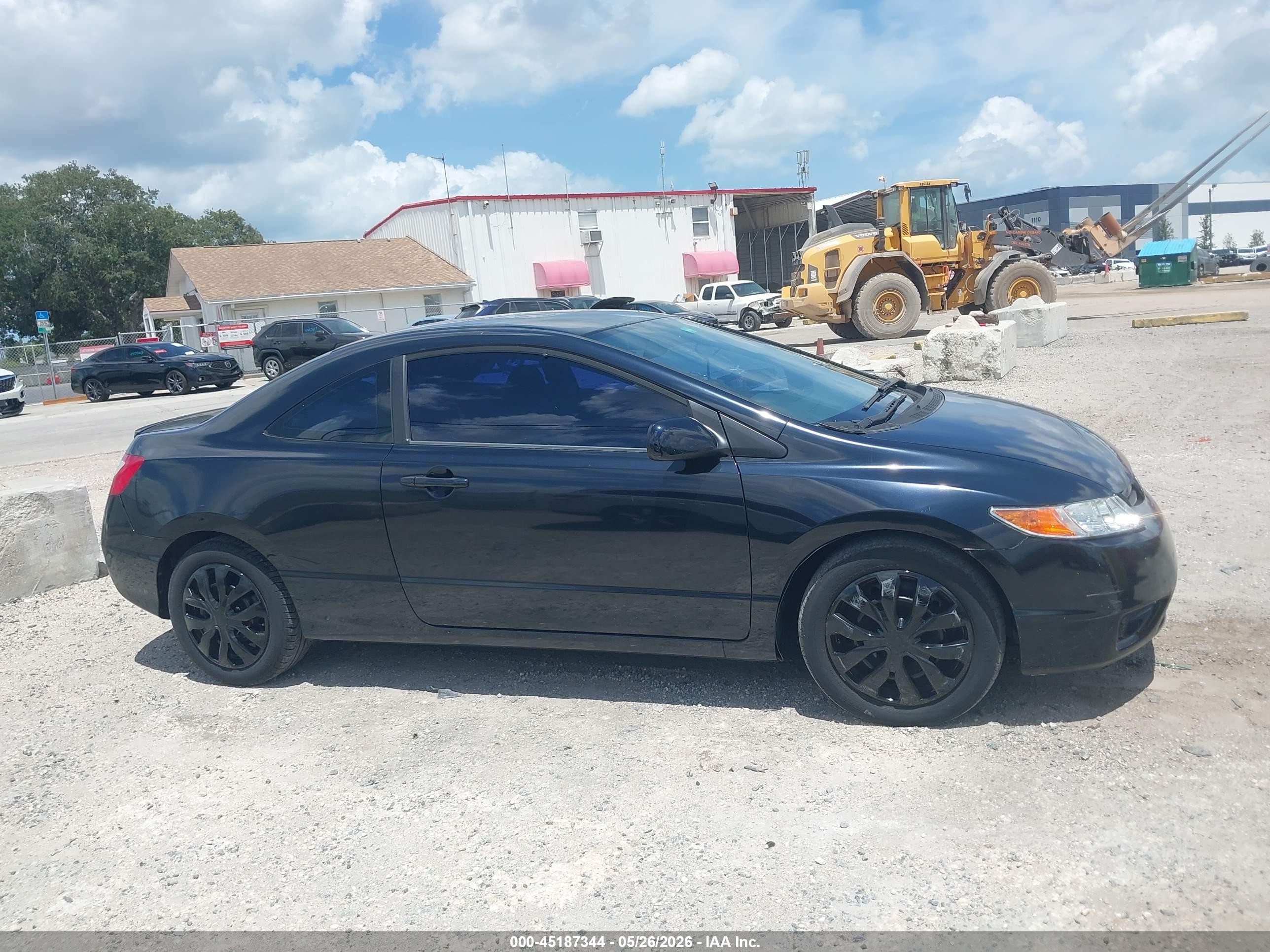 2008 Honda Civic Lx Black vin: 2HGFG12648H552509