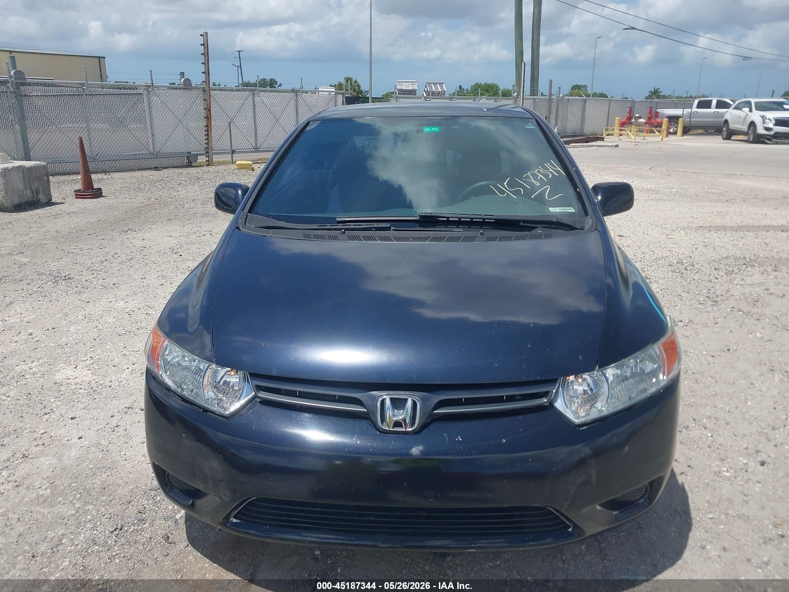 2008 Honda Civic Lx Black vin: 2HGFG12648H552509