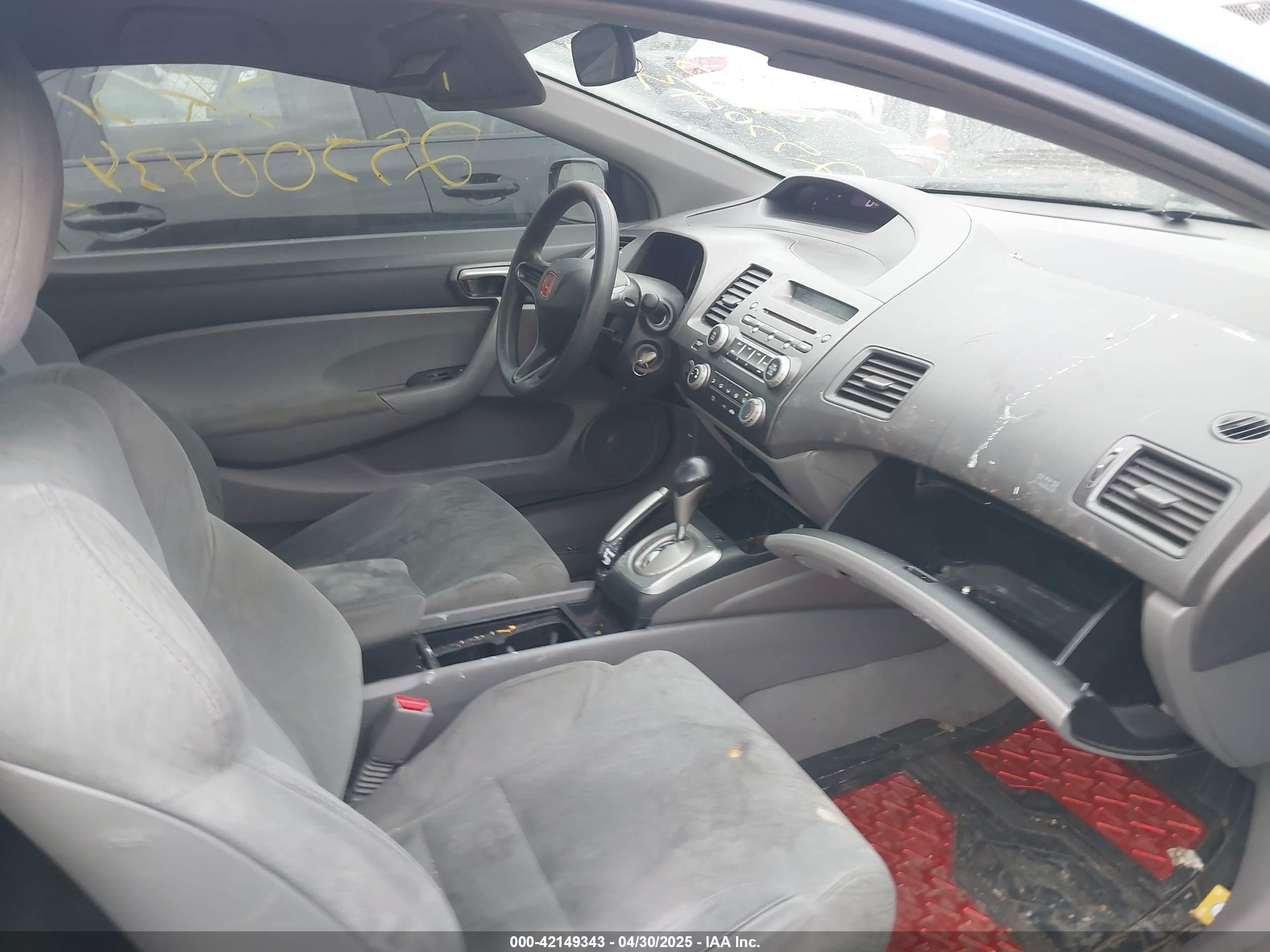 2008 Honda Civic Lx Синий vin: 2HGFG12648H555362