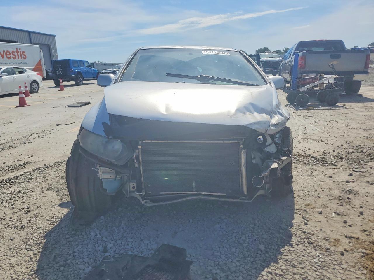 2008 Honda Civic Lx Silver vin: 2HGFG12648H581752
