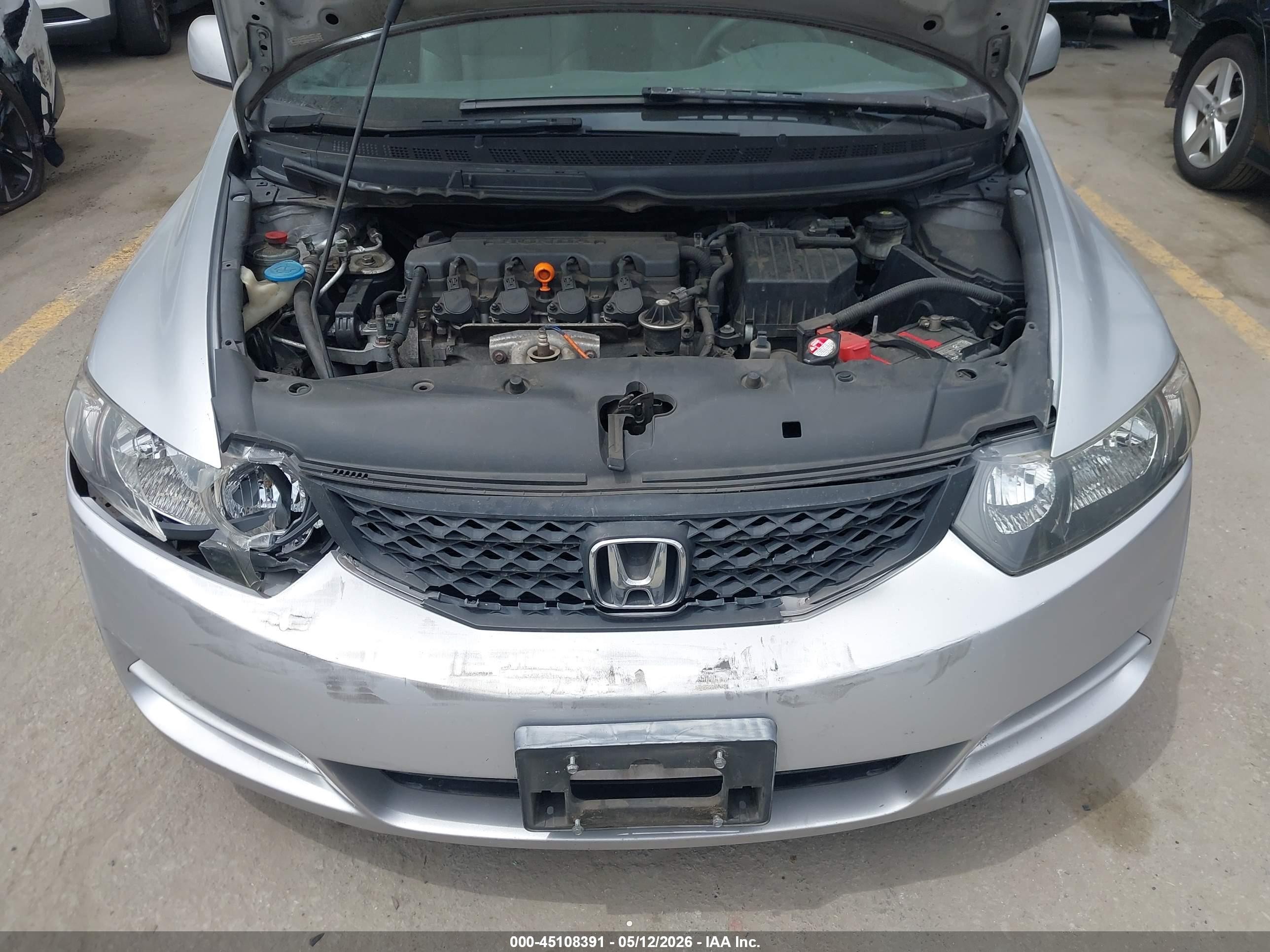 2009 Honda Civic Lx Серебряный vin: 2HGFG12649H500475