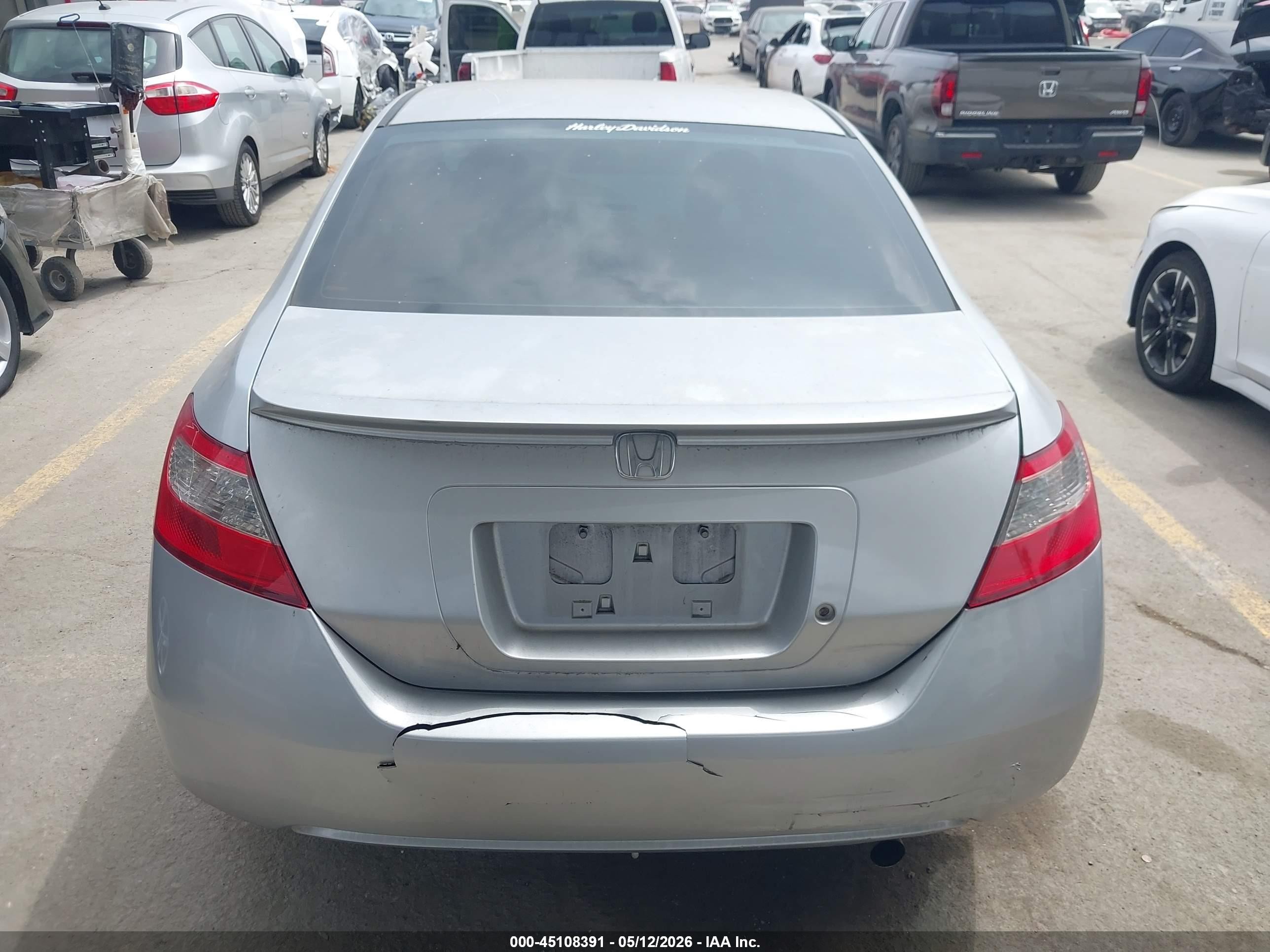 2009 Honda Civic Lx Серебряный vin: 2HGFG12649H500475