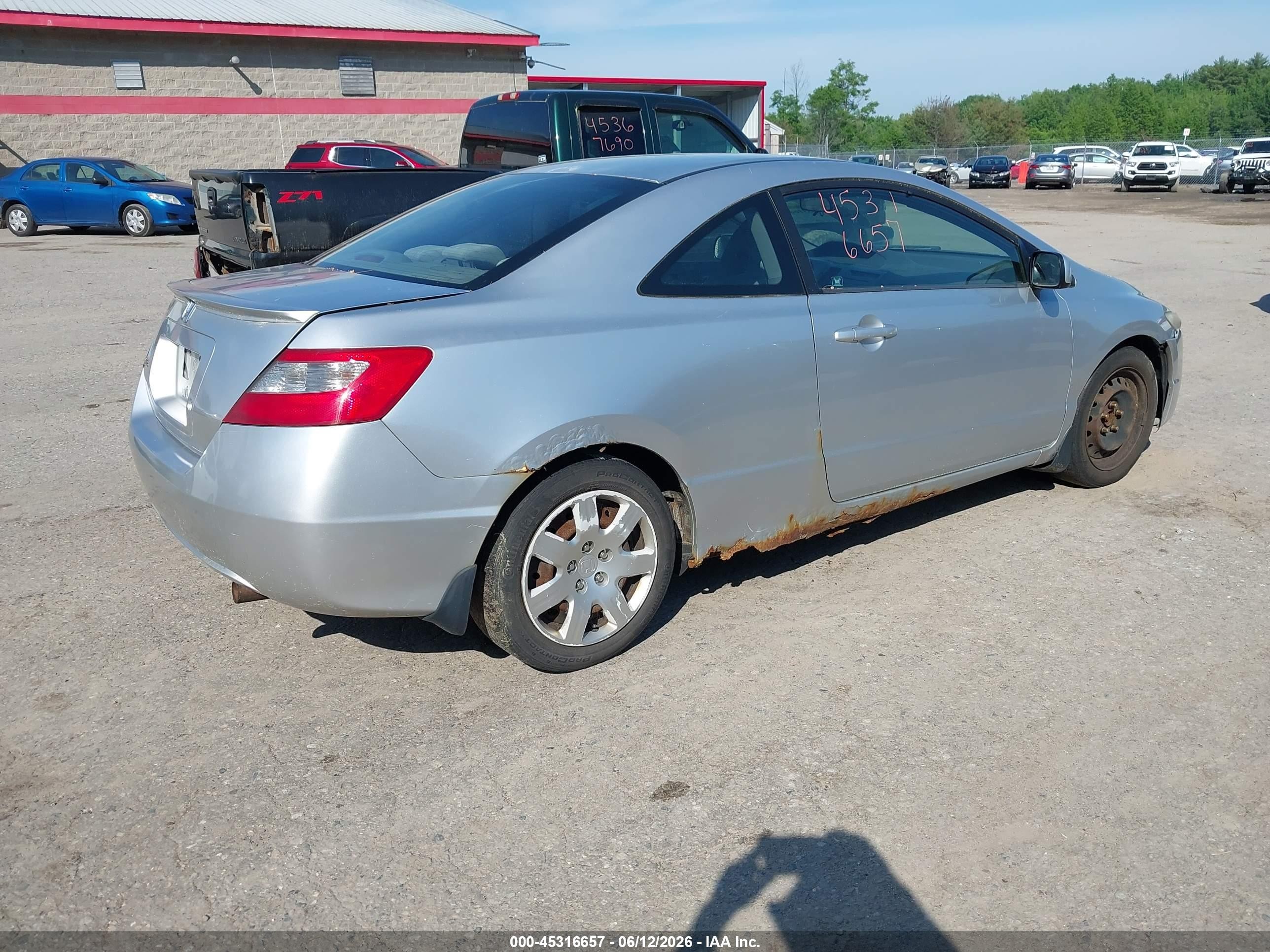 2009 Honda Civic Lx Silver vin: 2HGFG12649H501416