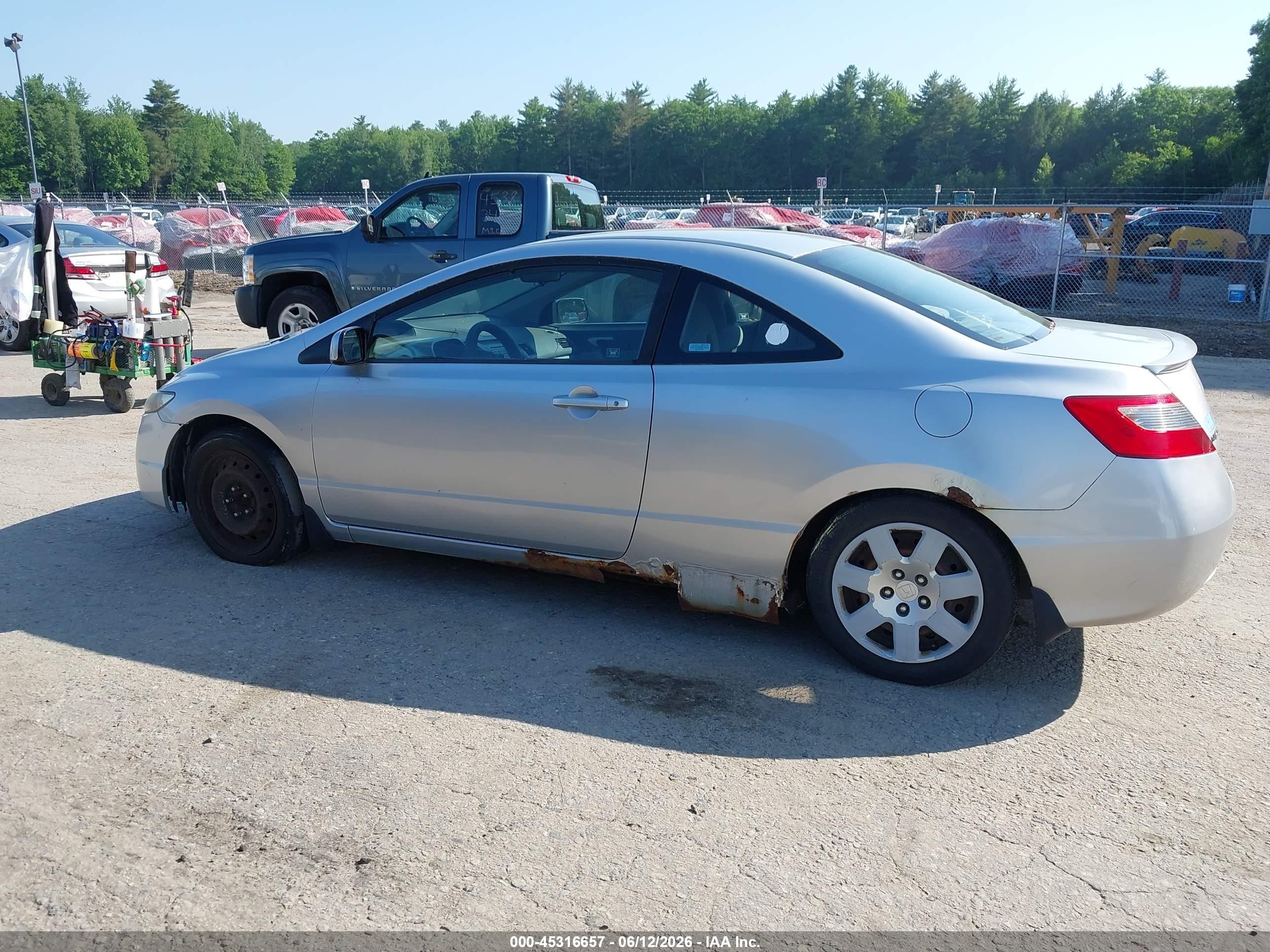 2009 Honda Civic Lx Silver vin: 2HGFG12649H501416