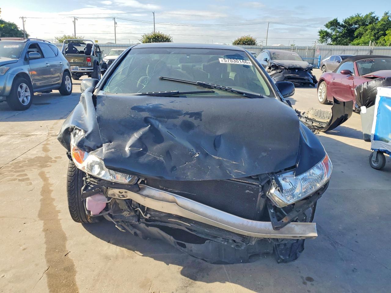 2009 Honda Civic Lx Черный vin: 2HGFG12649H515607