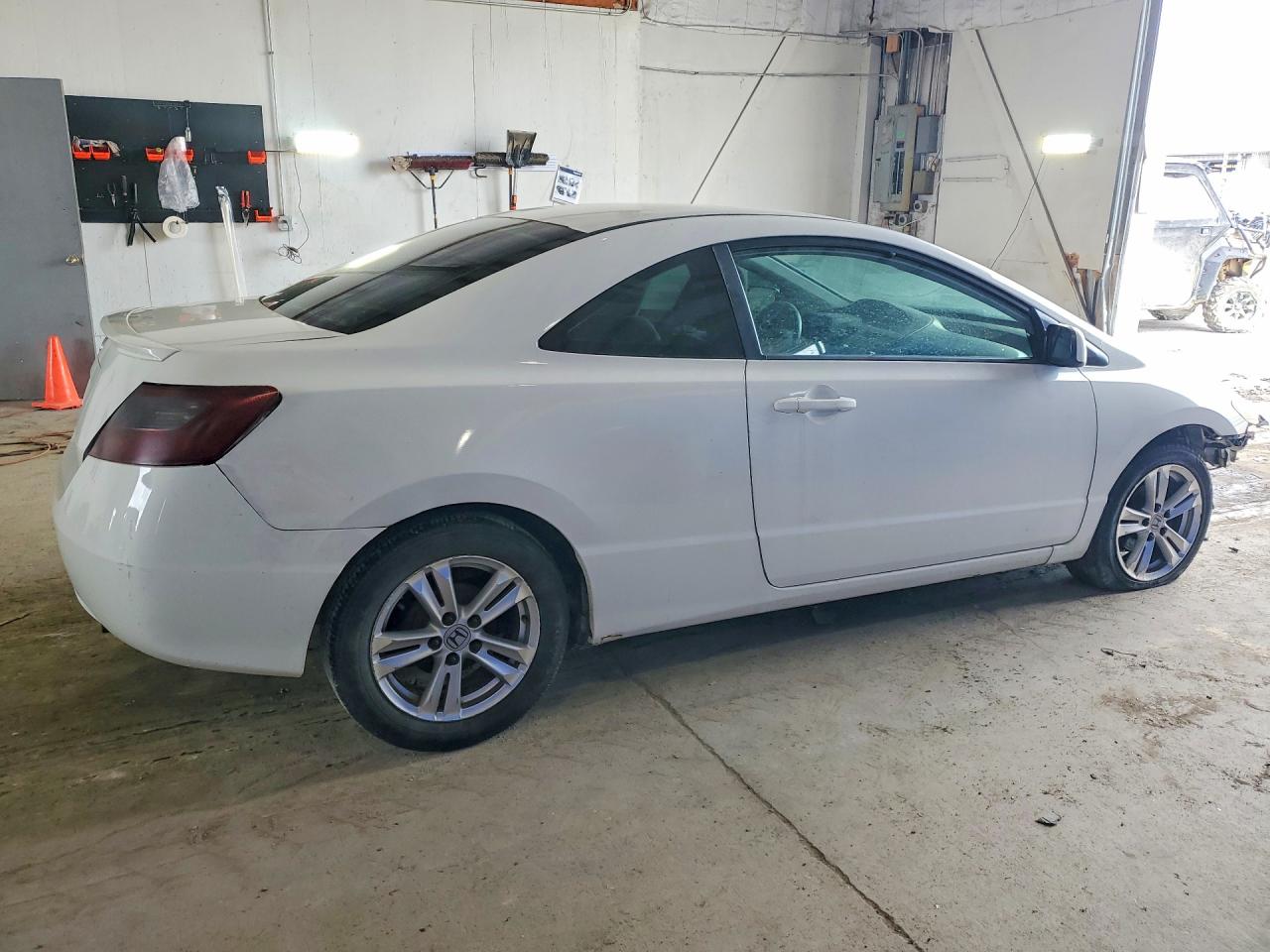 2009 Honda Civic Lx White vin: 2HGFG12649H535629