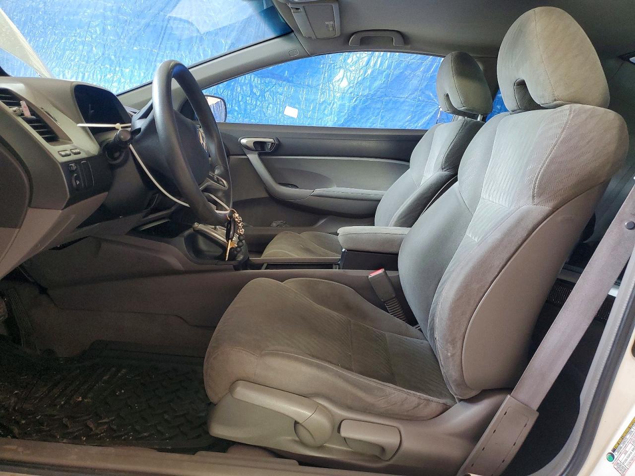 2009 Honda Civic Lx White vin: 2HGFG12649H535629