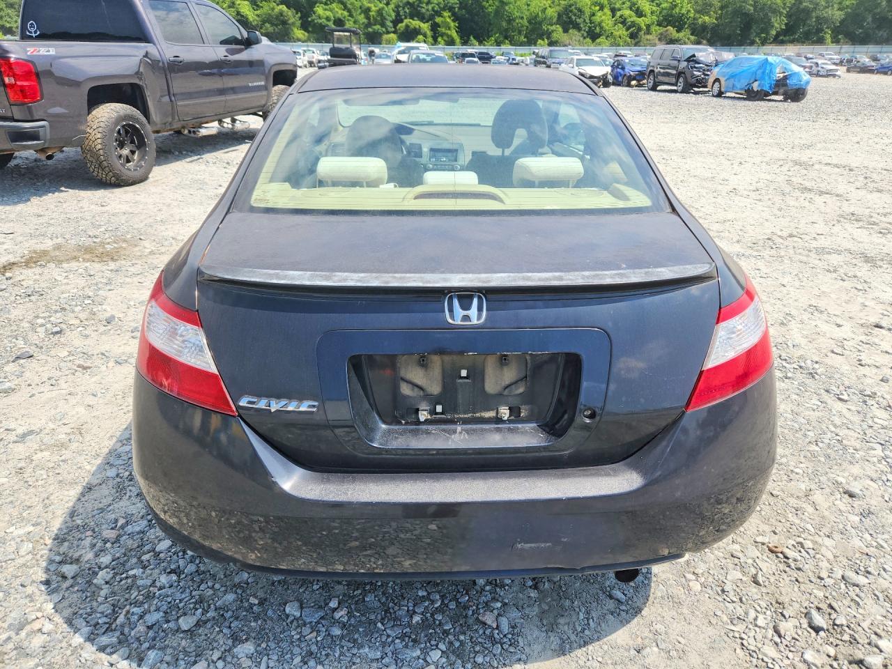 2006 Honda Civic Lx Black vin: 2HGFG12656H500352