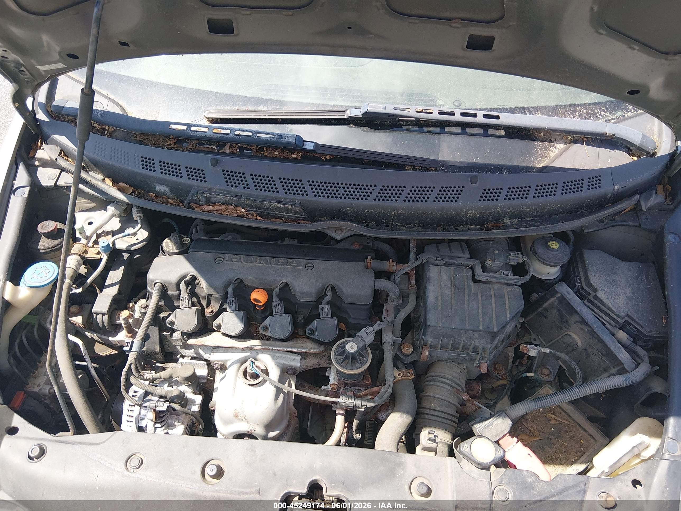 2006 Honda Civic Lx Silver vin: 2HGFG12656H536039