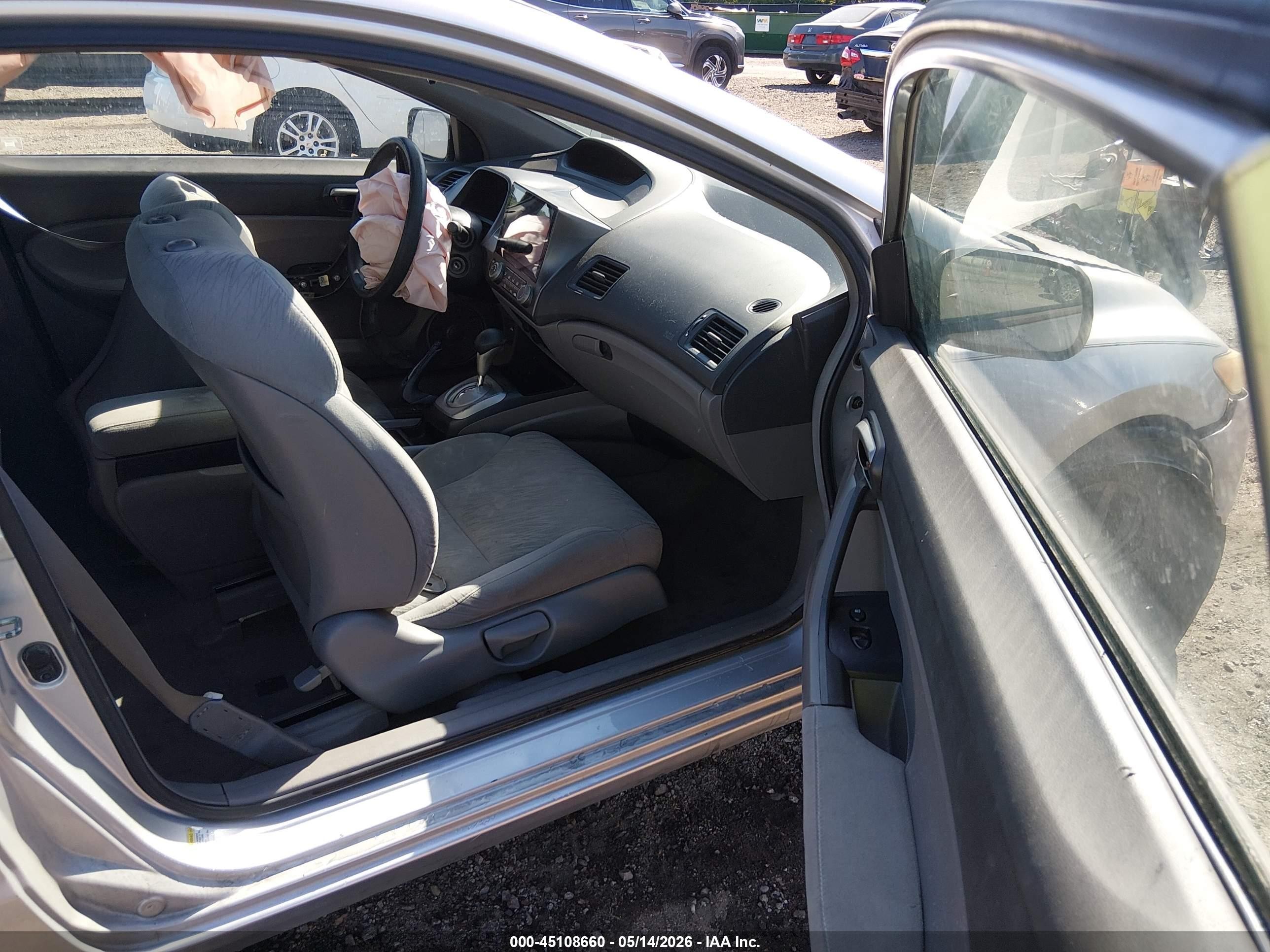 2006 Honda Civic Lx Silver vin: 2HGFG12656H540401