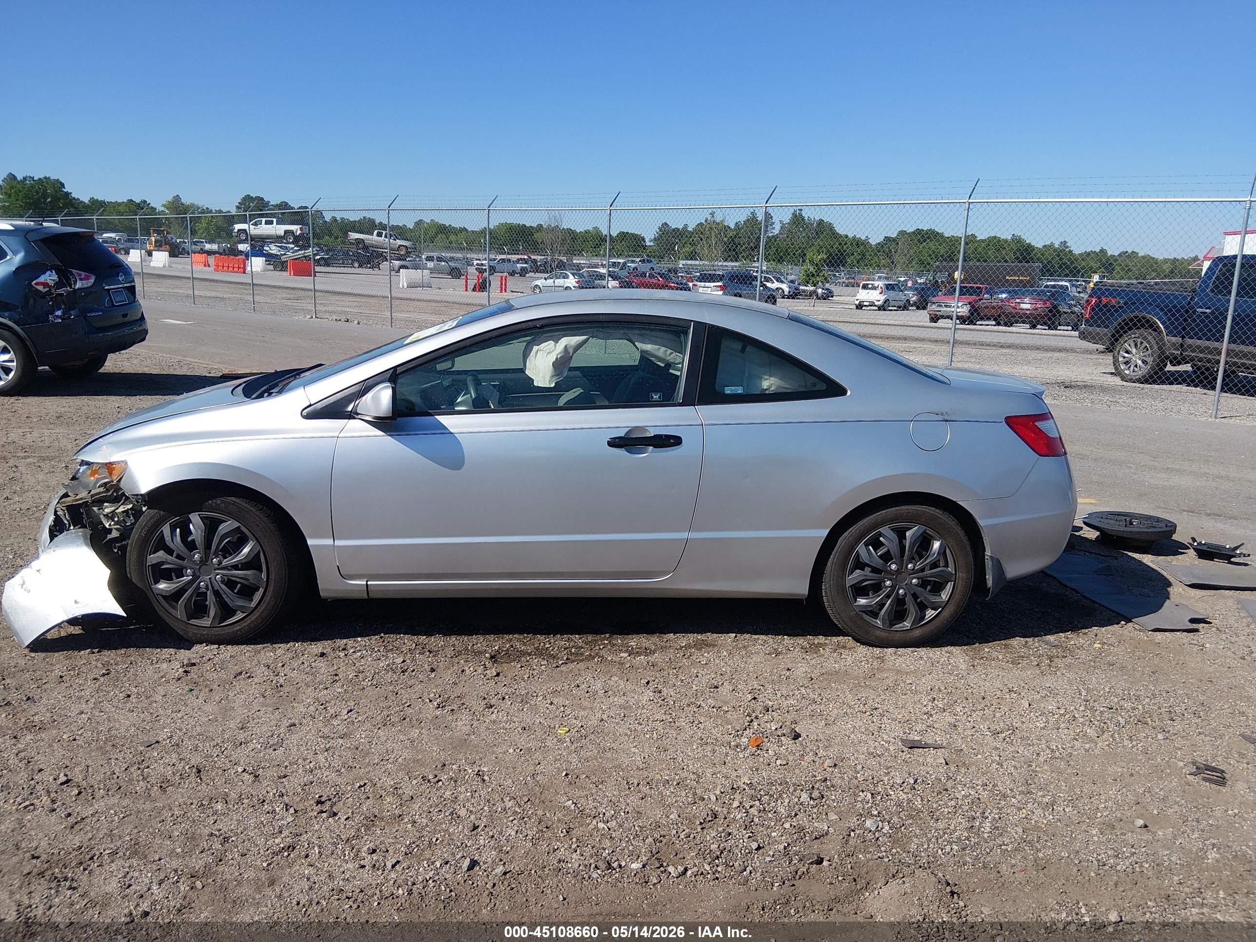 2006 Honda Civic Lx Silver vin: 2HGFG12656H540401