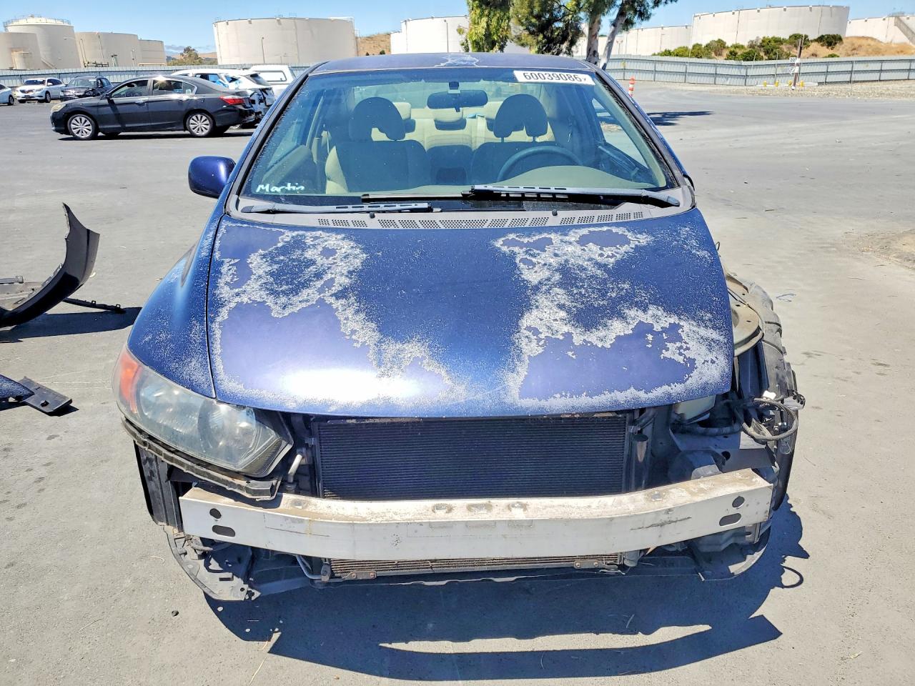 2006 Honda Civic Lx Blue vin: 2HGFG12656H543010