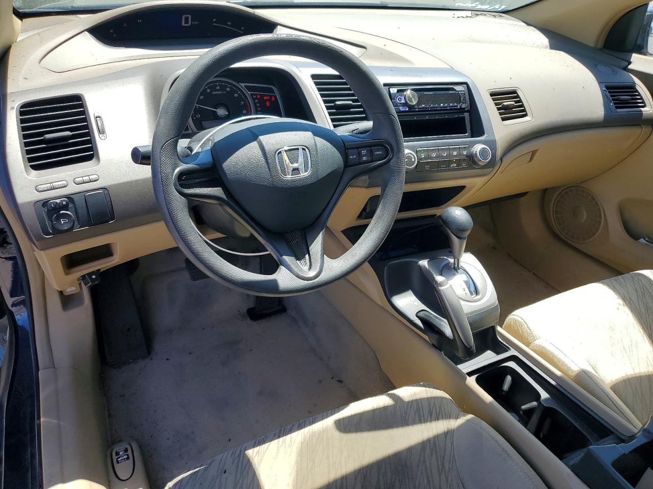 2006 Honda Civic Lx Blue vin: 2HGFG12656H543010