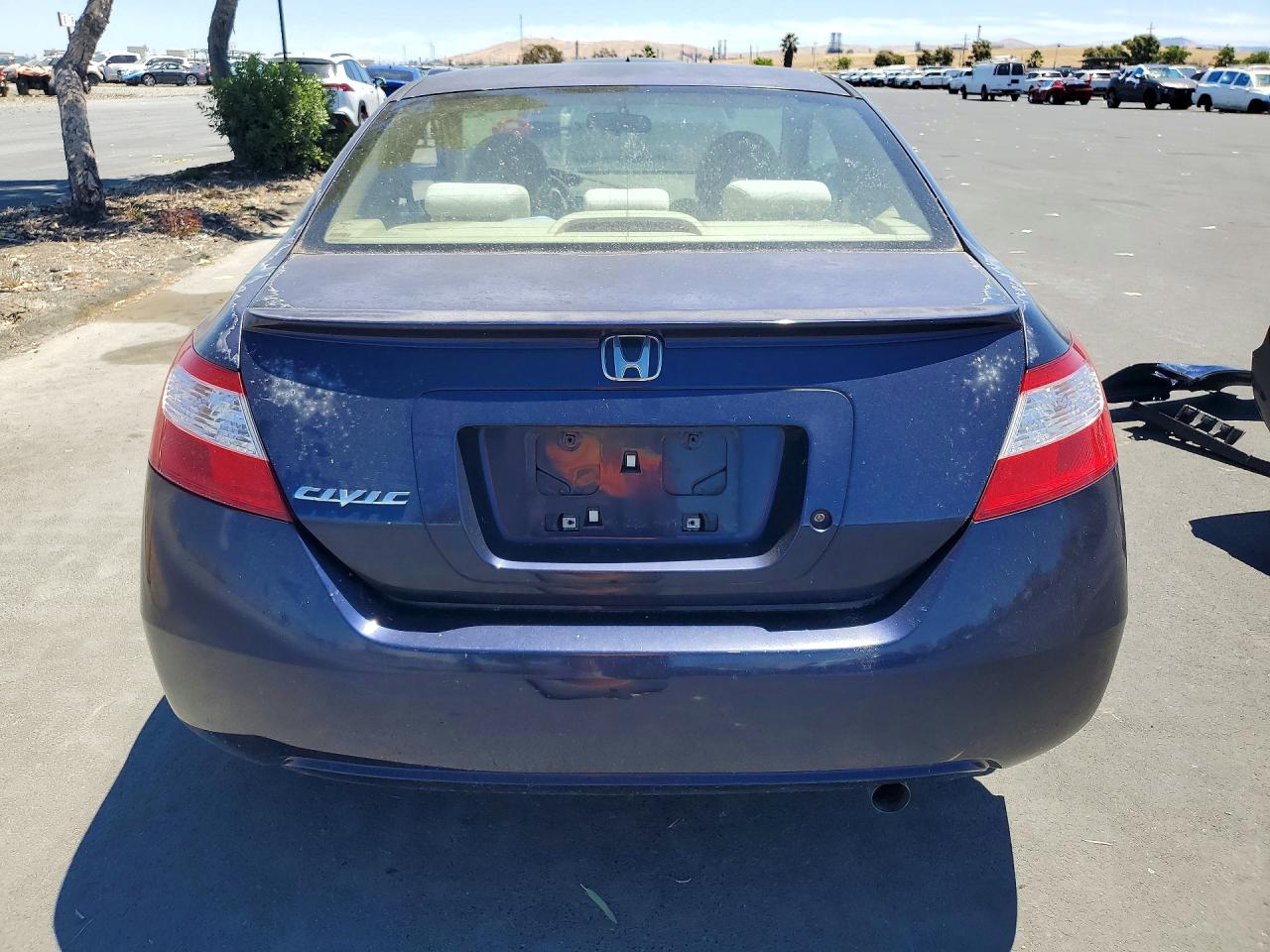 2006 Honda Civic Lx Blue vin: 2HGFG12656H543010