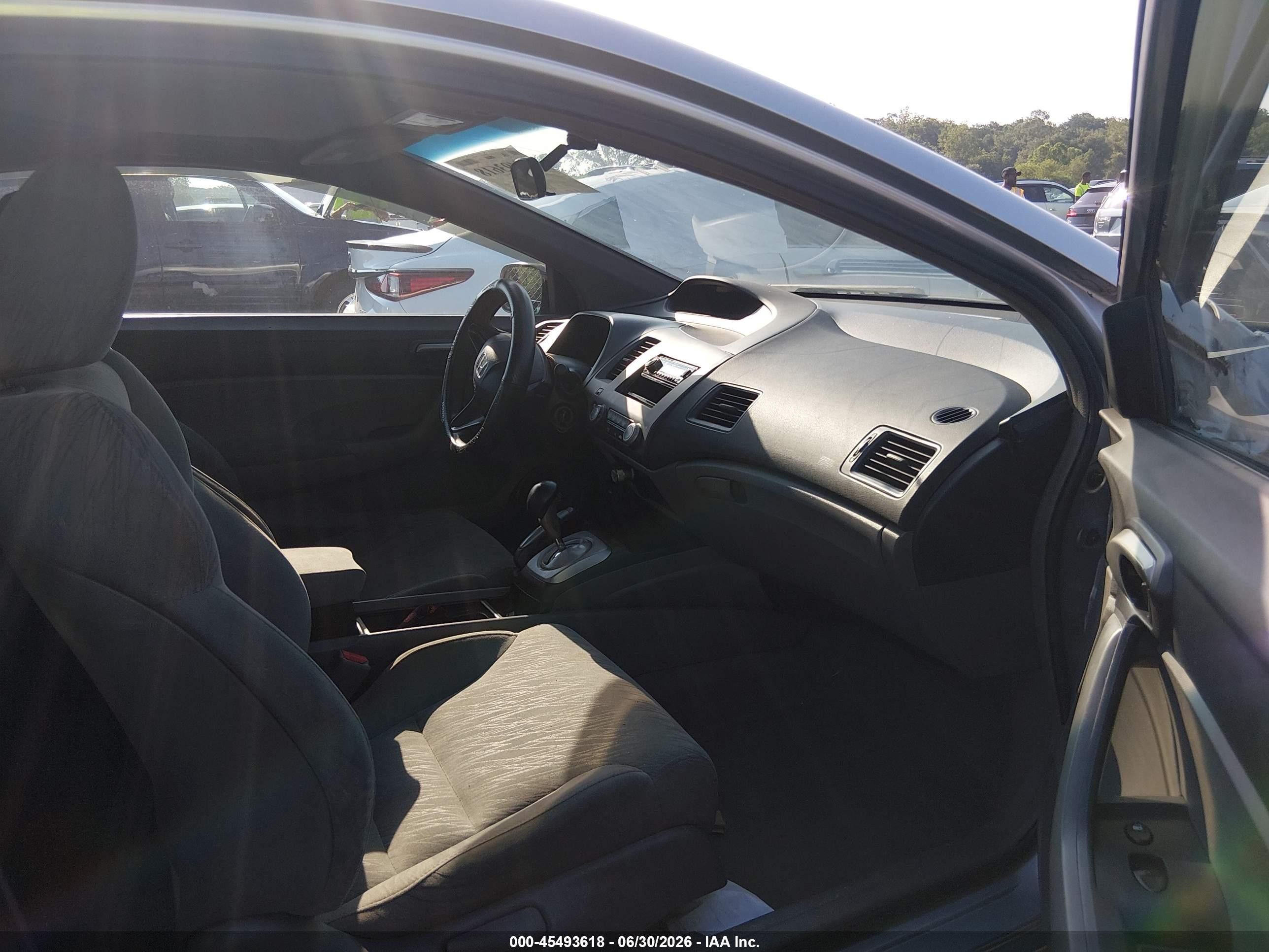 2007 Honda Civic Lx Gray vin: 2HGFG12657H515645