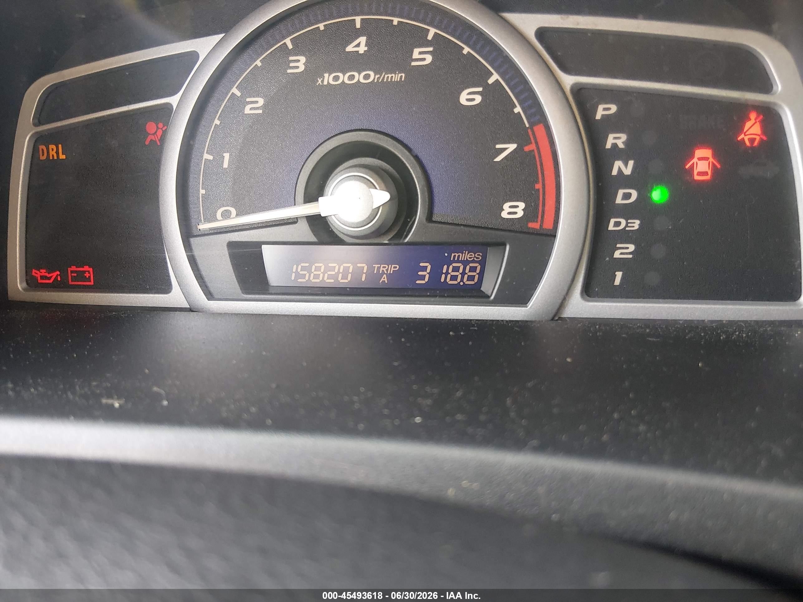 2007 Honda Civic Lx Gray vin: 2HGFG12657H515645