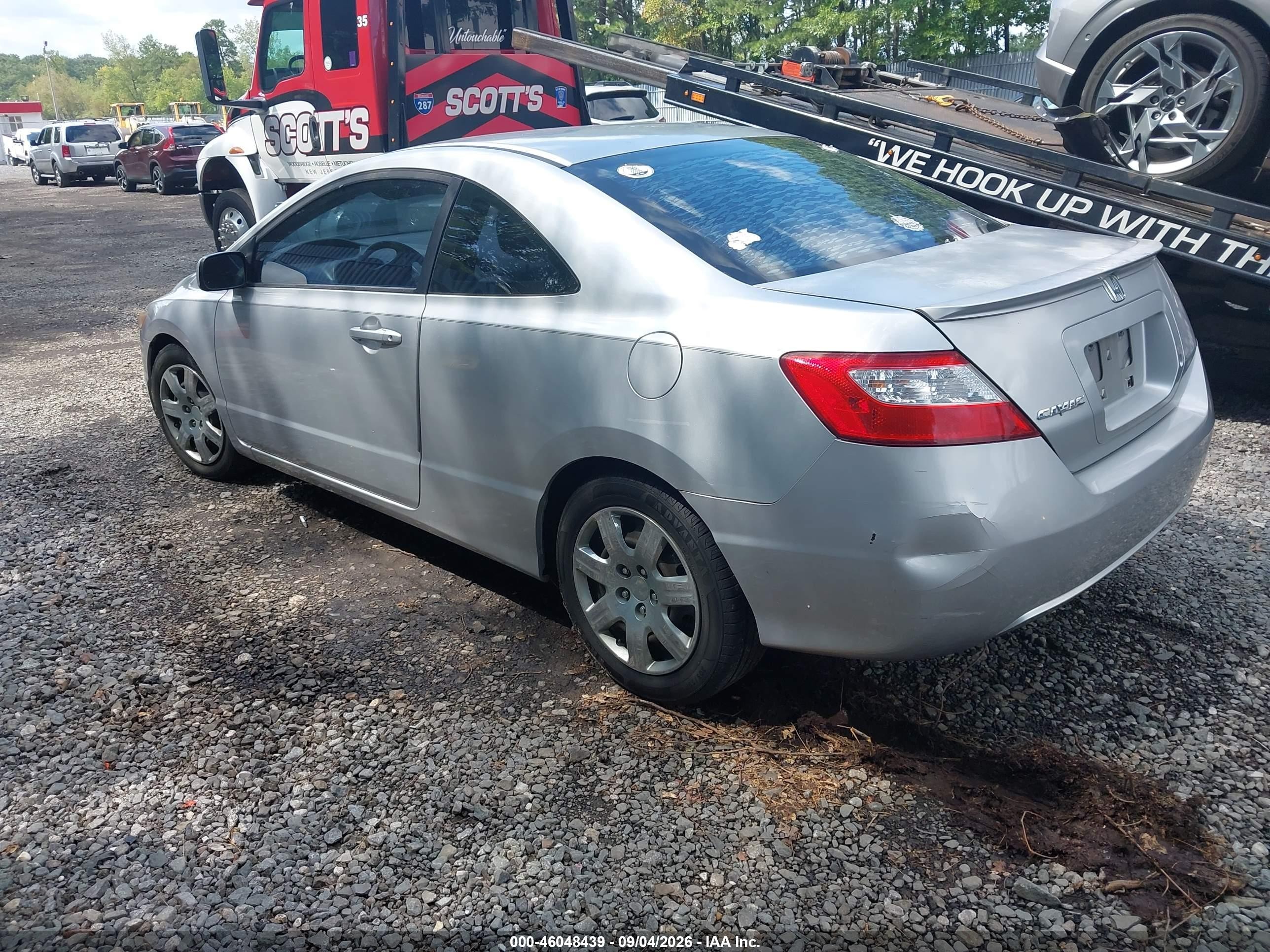2007 Honda Civic Lx Silver vin: 2HGFG12657H517511
