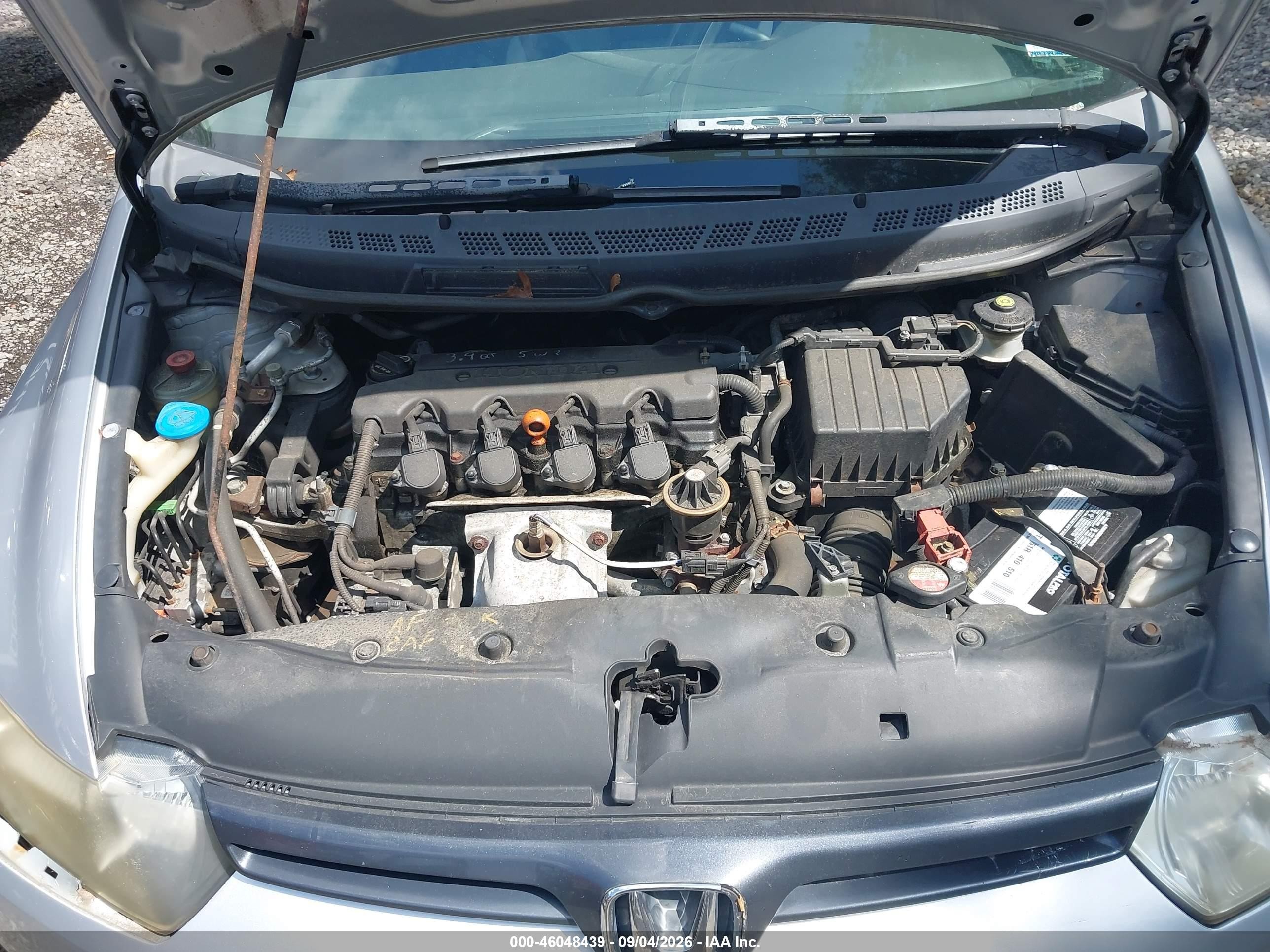 2007 Honda Civic Lx Silver vin: 2HGFG12657H517511