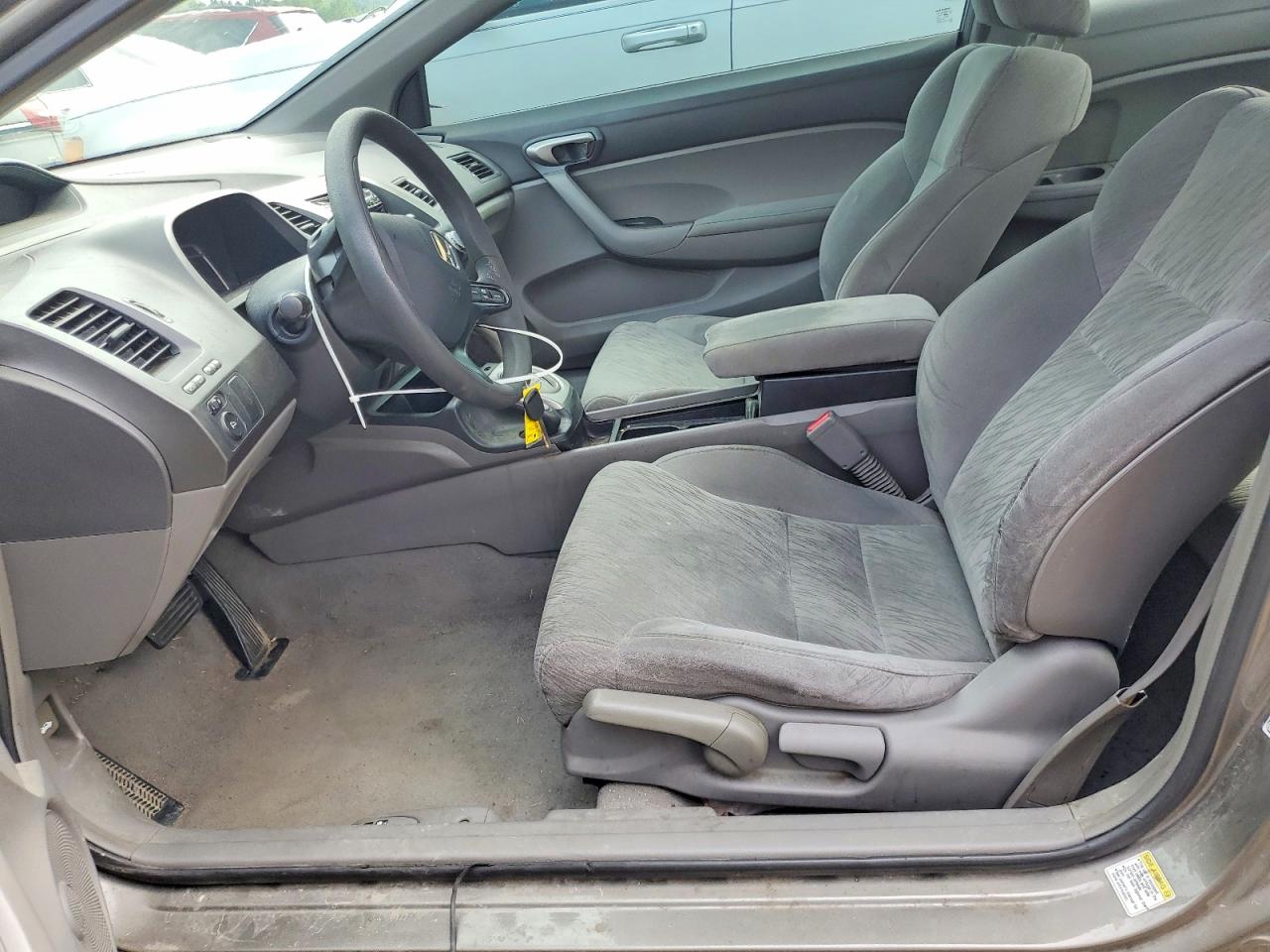 2007 Honda Civic Lx Gray vin: 2HGFG12657H517654
