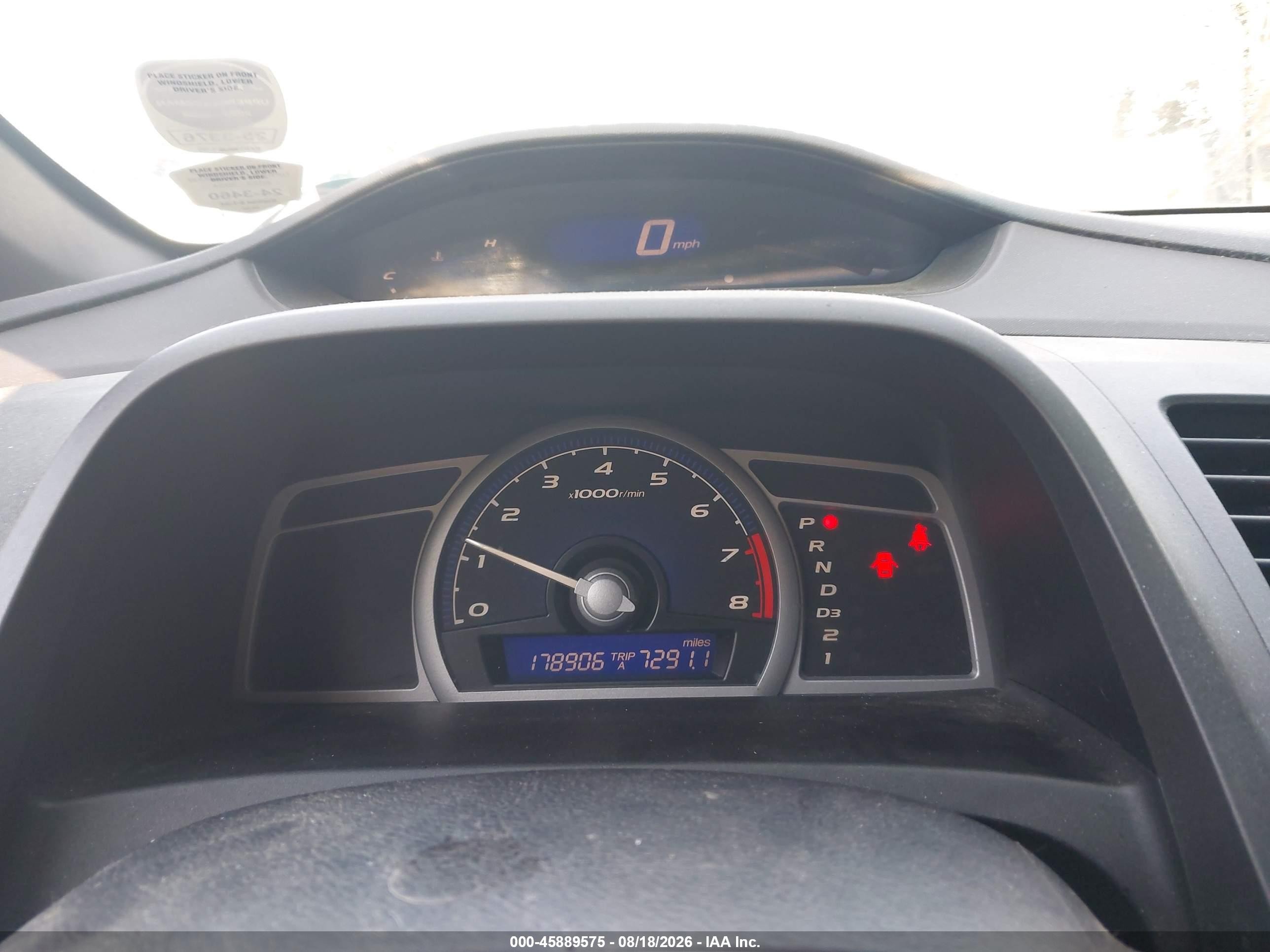 2007 Honda Civic Lx Серый vin: 2HGFG12657H524975