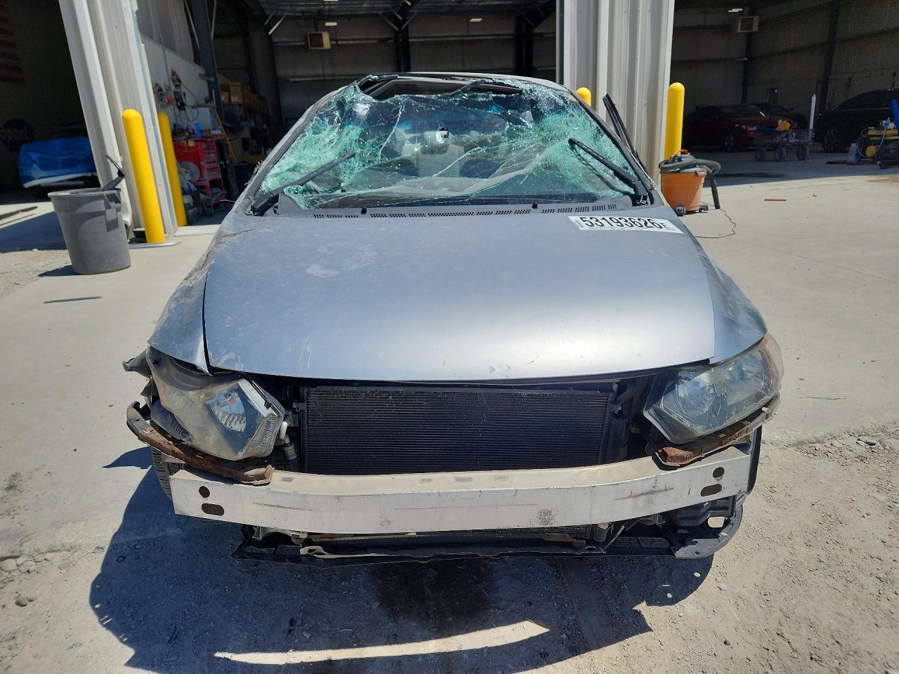 2007 Honda Civic Lx Серый vin: 2HGFG12657H540562