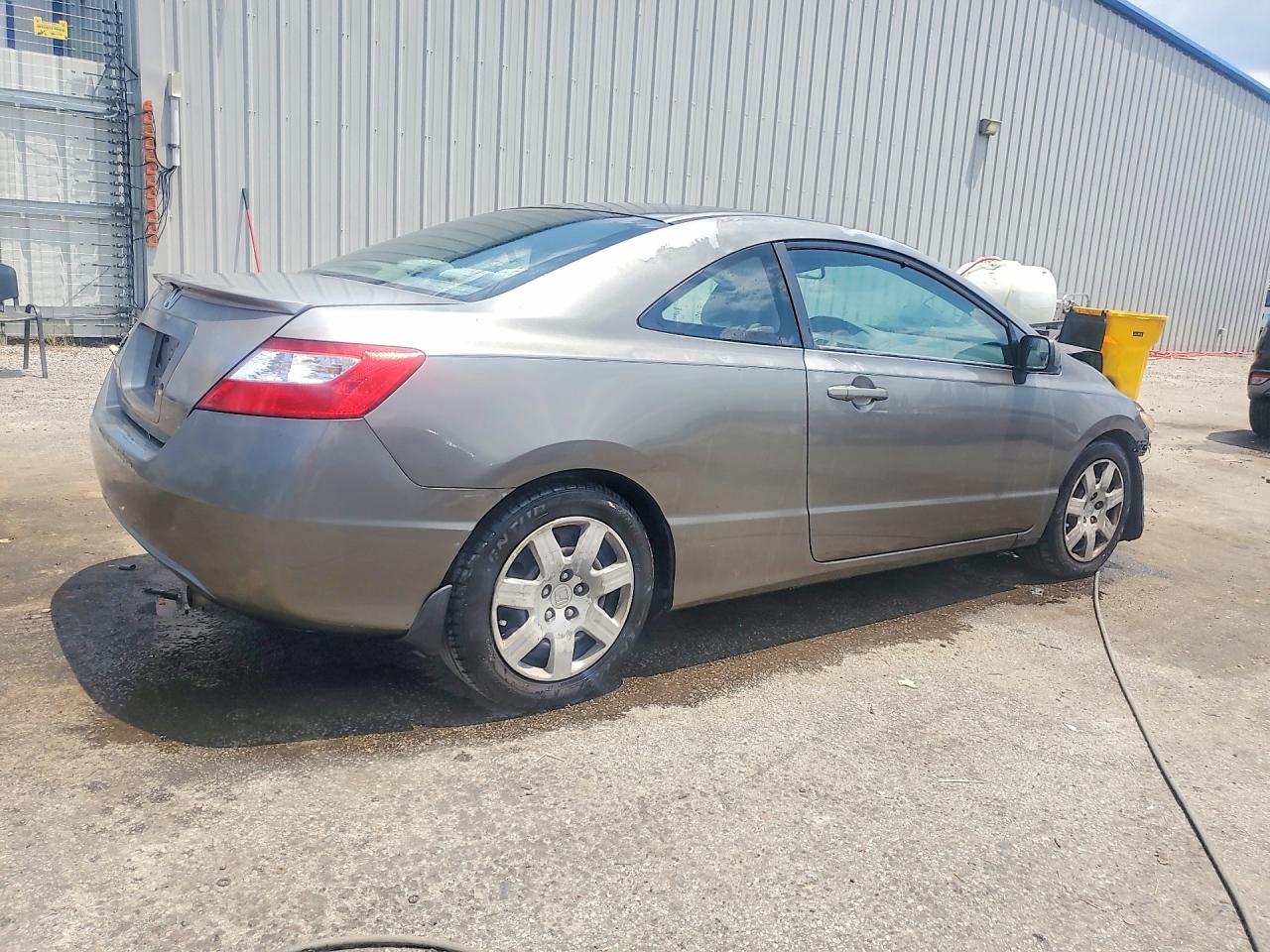 2007 Honda Civic Lx Brown vin: 2HGFG12657H552310
