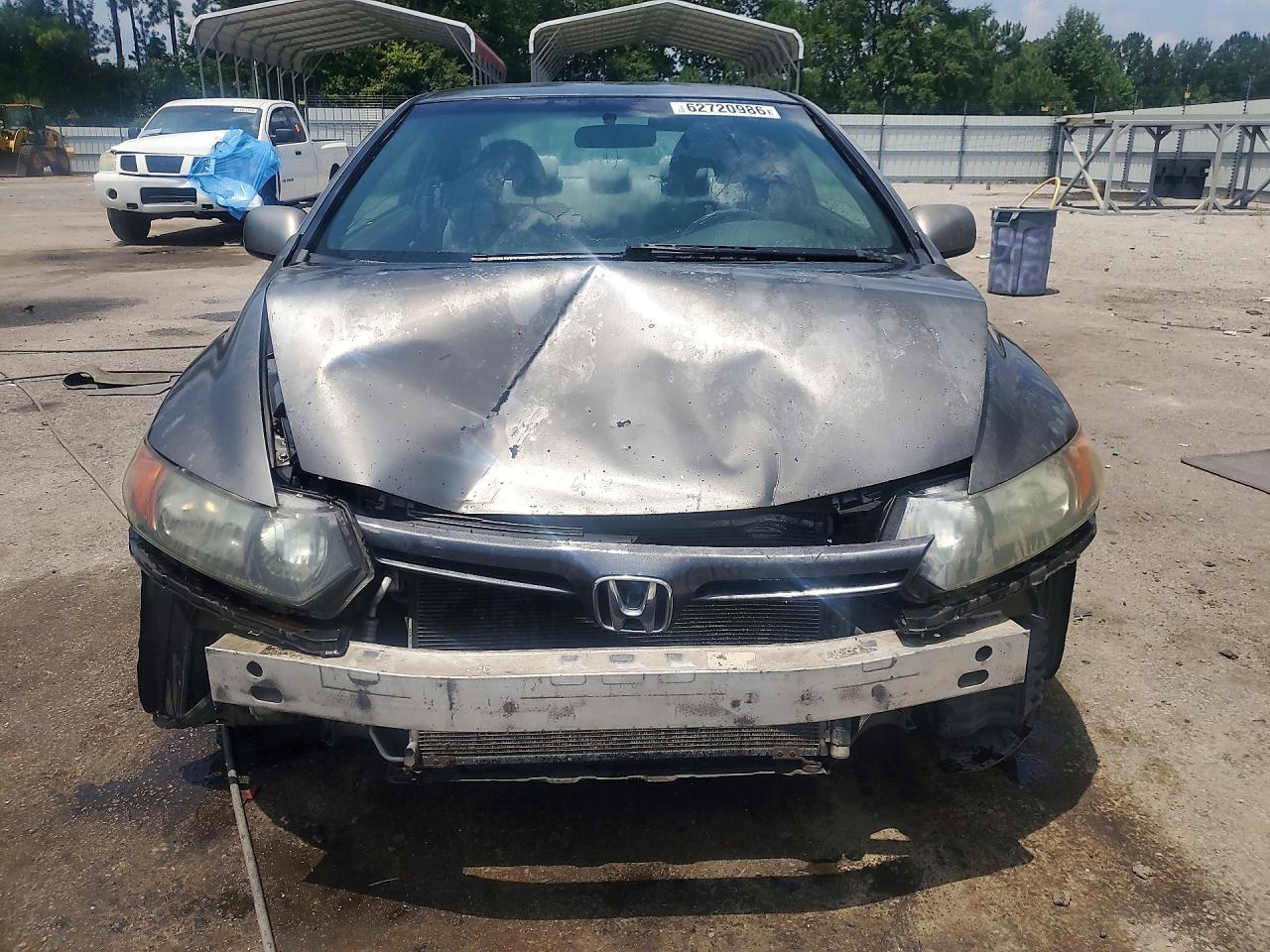 2007 Honda Civic Lx Brown vin: 2HGFG12657H552310