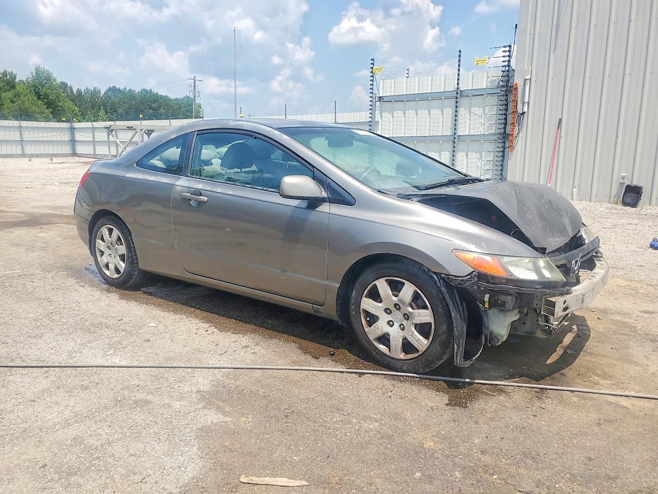 2007 Honda Civic Lx Brown vin: 2HGFG12657H552310