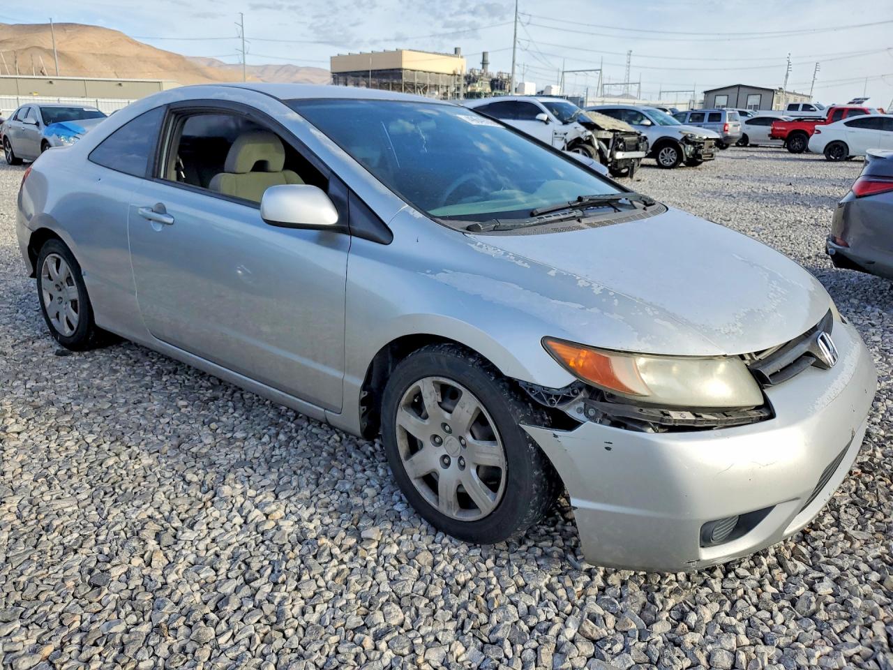2007 Honda Civic Lx Silver vin: 2HGFG12657H567406