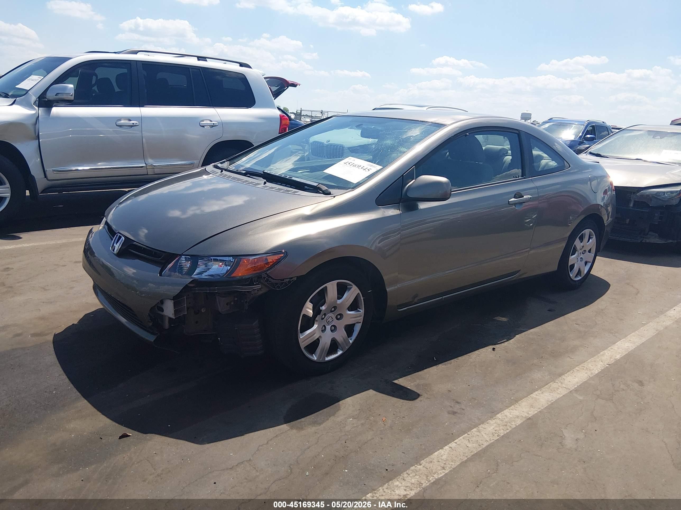 2008 Honda Civic Lx Pewter vin: 2HGFG12658H529613