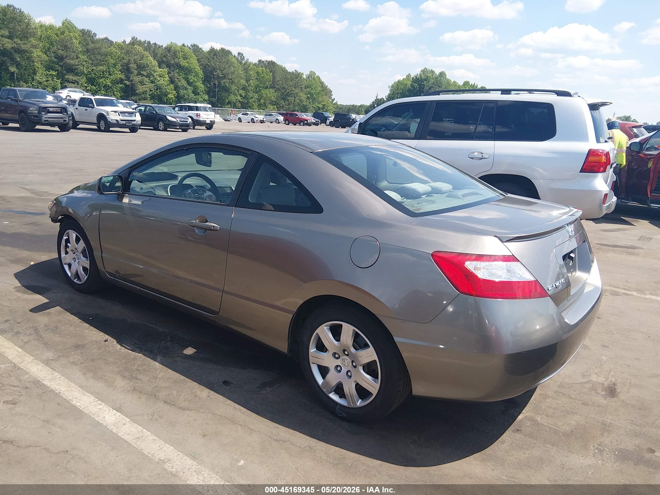 2008 Honda Civic Lx Pewter vin: 2HGFG12658H529613