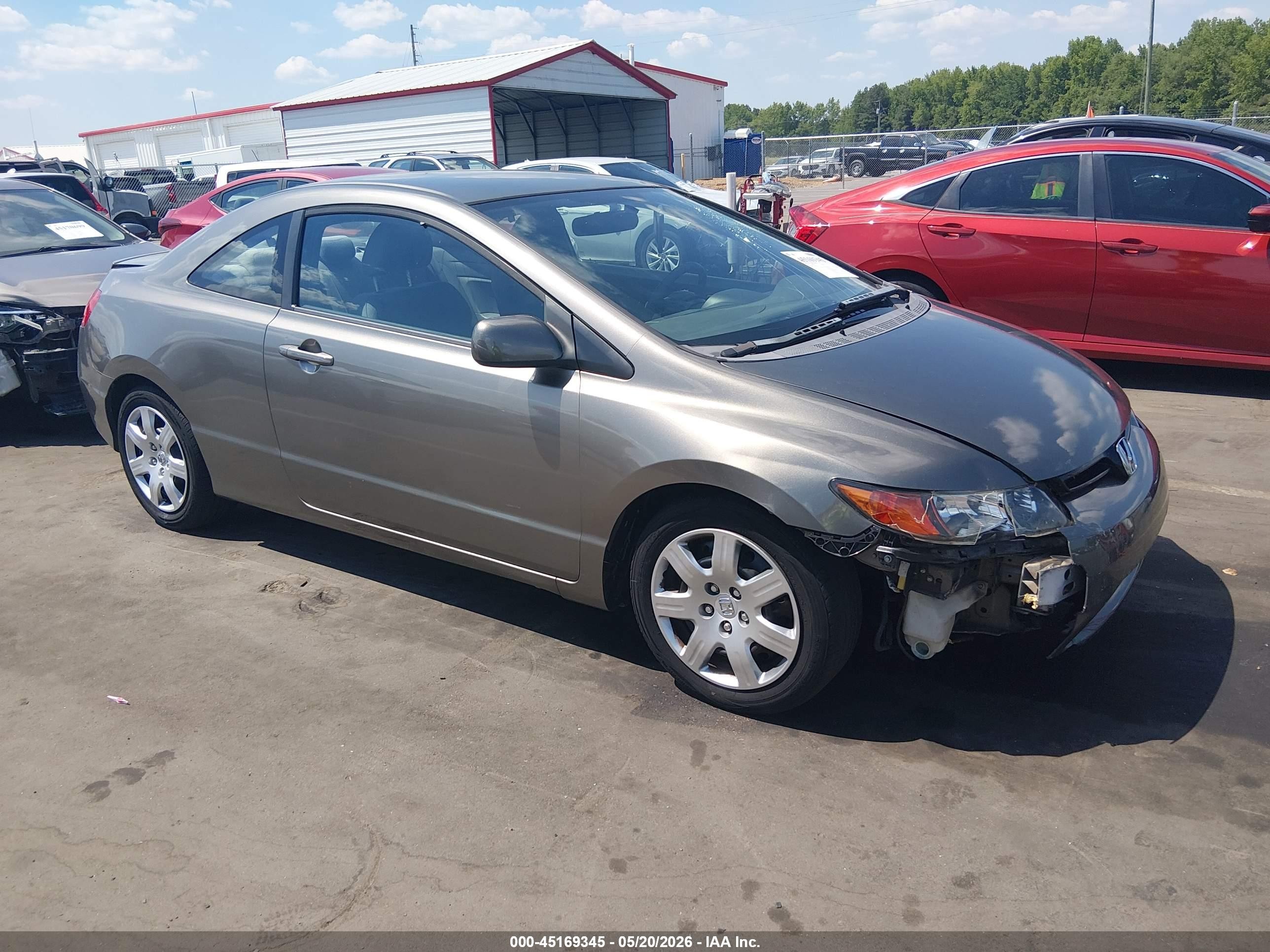 2008 Honda Civic Lx Pewter vin: 2HGFG12658H529613