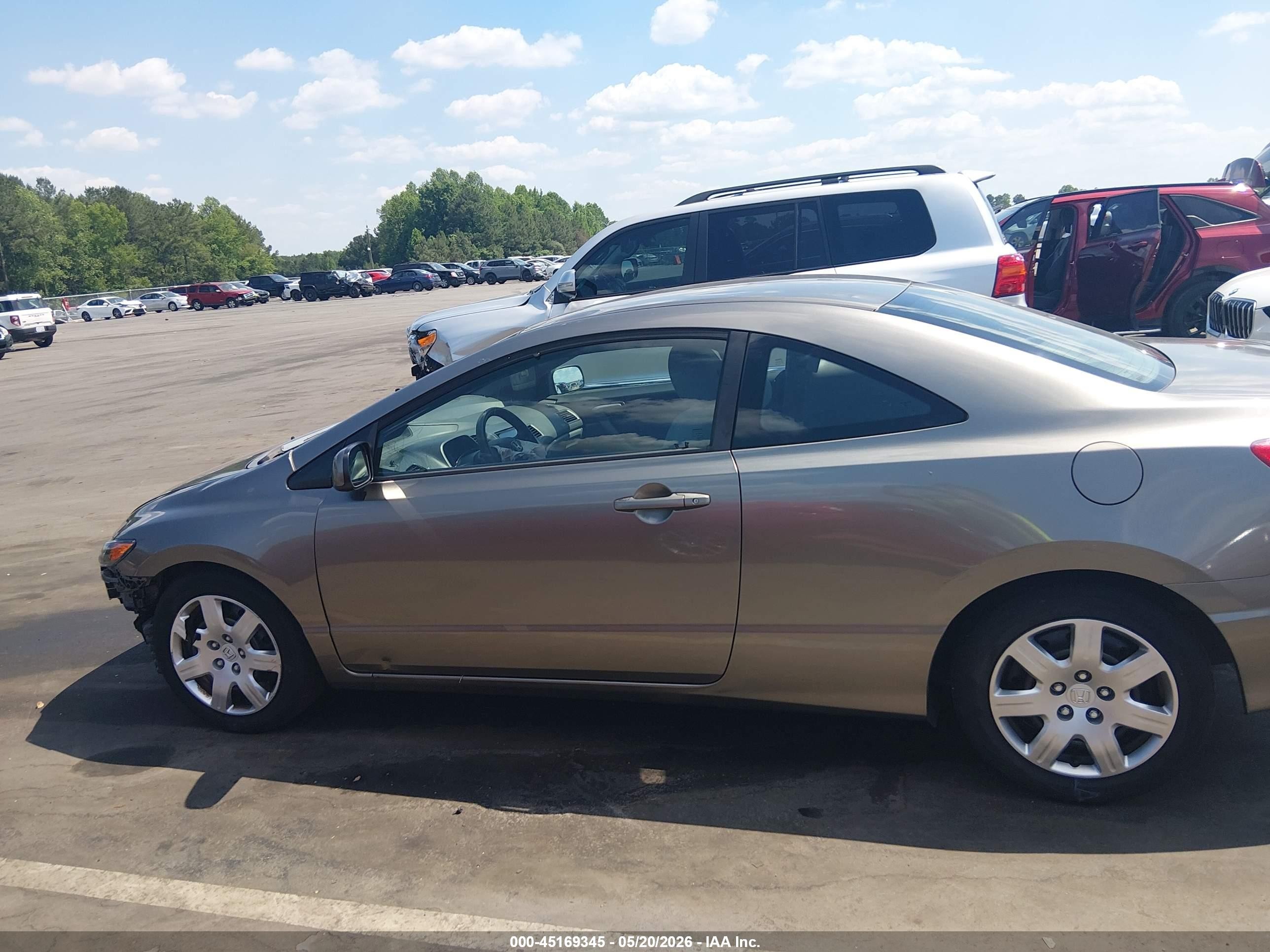 2008 Honda Civic Lx Pewter vin: 2HGFG12658H529613