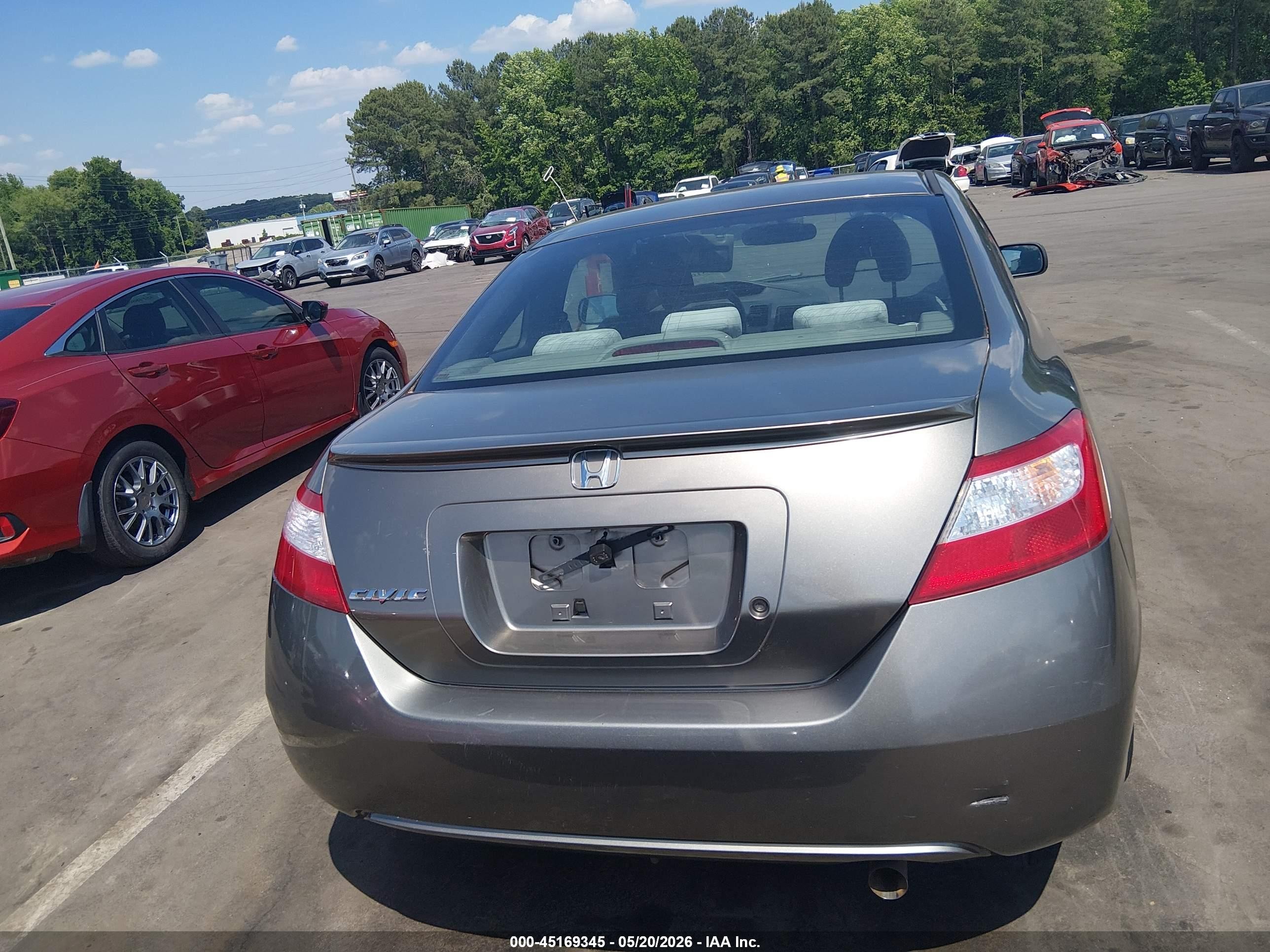 2008 Honda Civic Lx Pewter vin: 2HGFG12658H529613