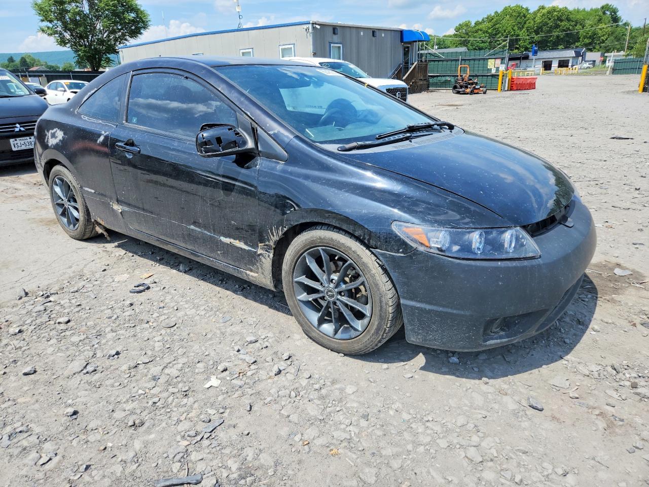 2008 Honda Civic Lx Black vin: 2HGFG12658H533757