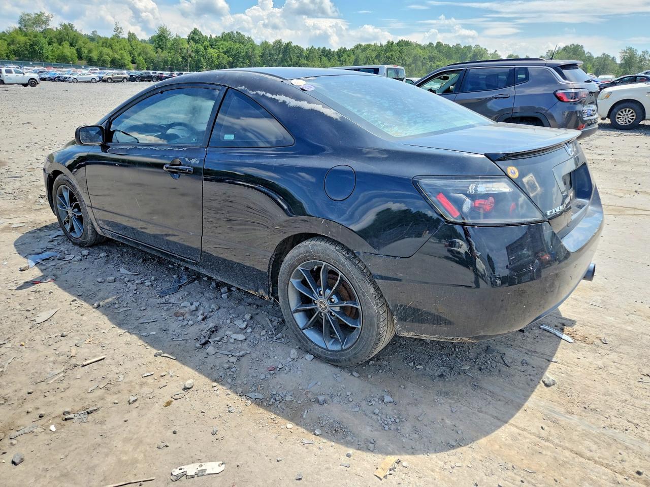 2008 Honda Civic Lx Black vin: 2HGFG12658H533757