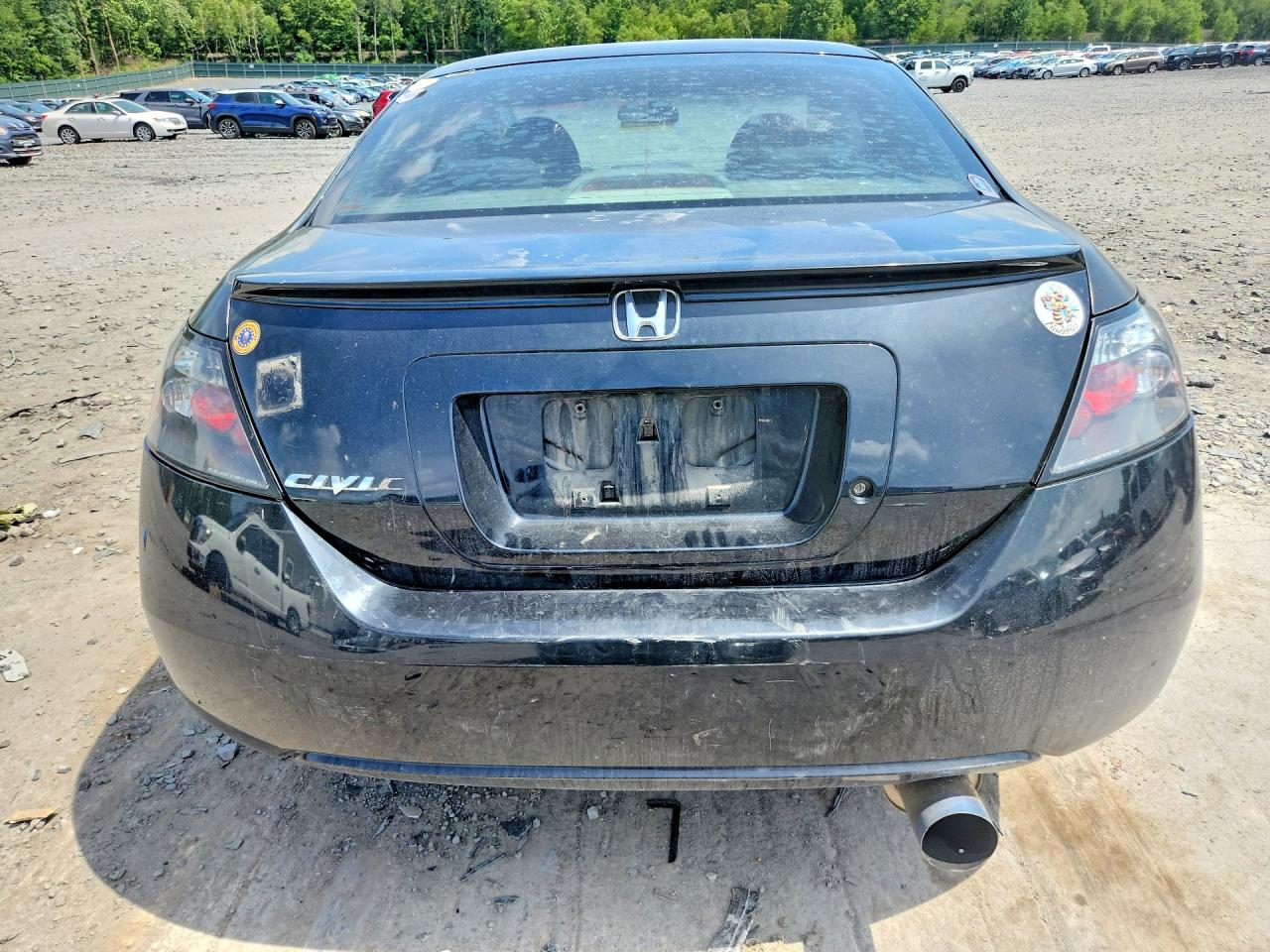 2008 Honda Civic Lx Black vin: 2HGFG12658H533757