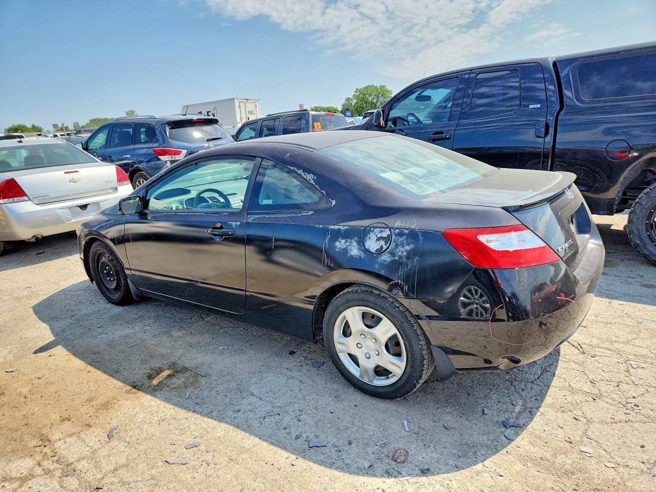 2008 Honda Civic Lx Blue vin: 2HGFG12658H554799