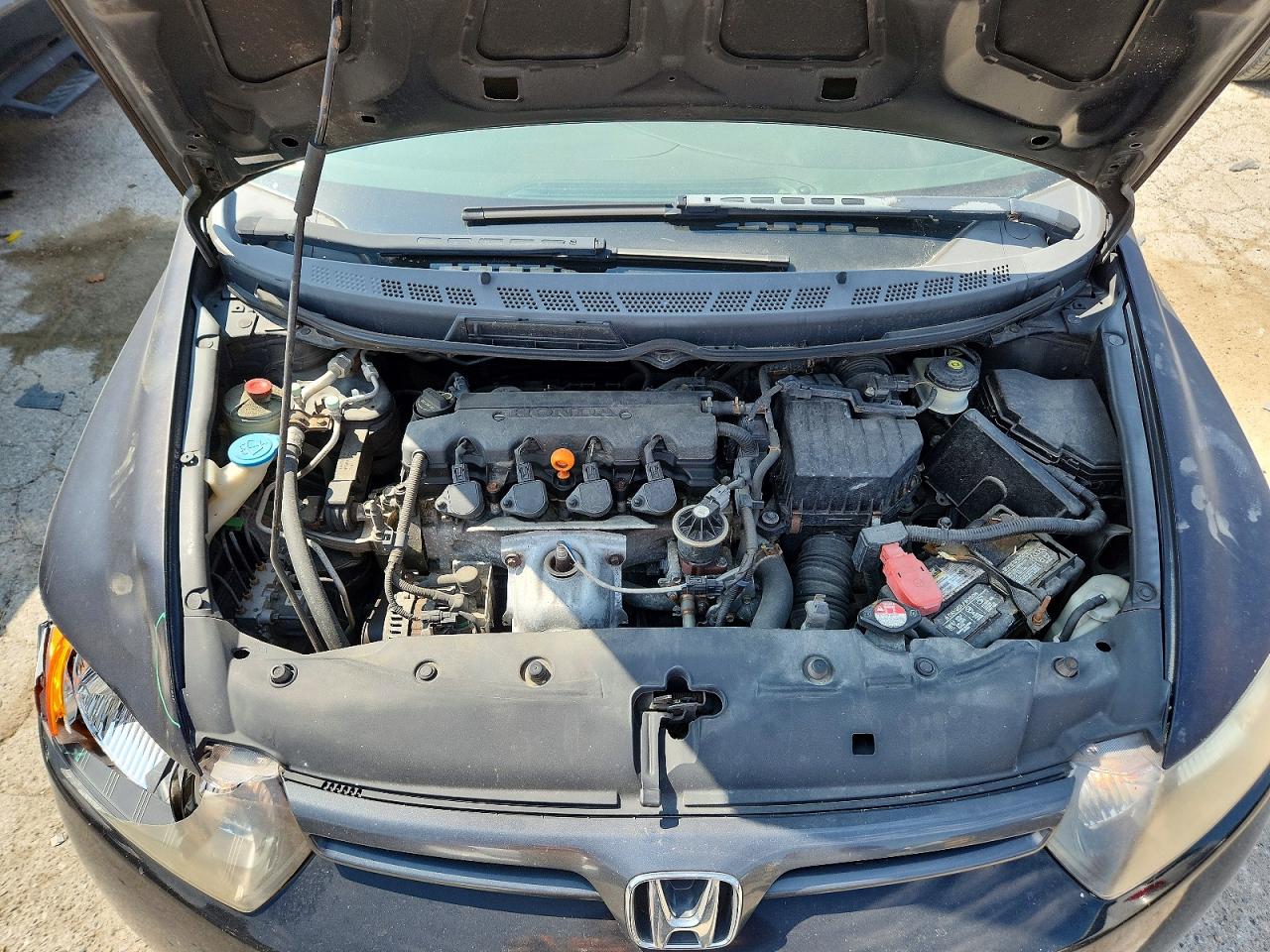 2008 Honda Civic Lx Blue vin: 2HGFG12658H554799