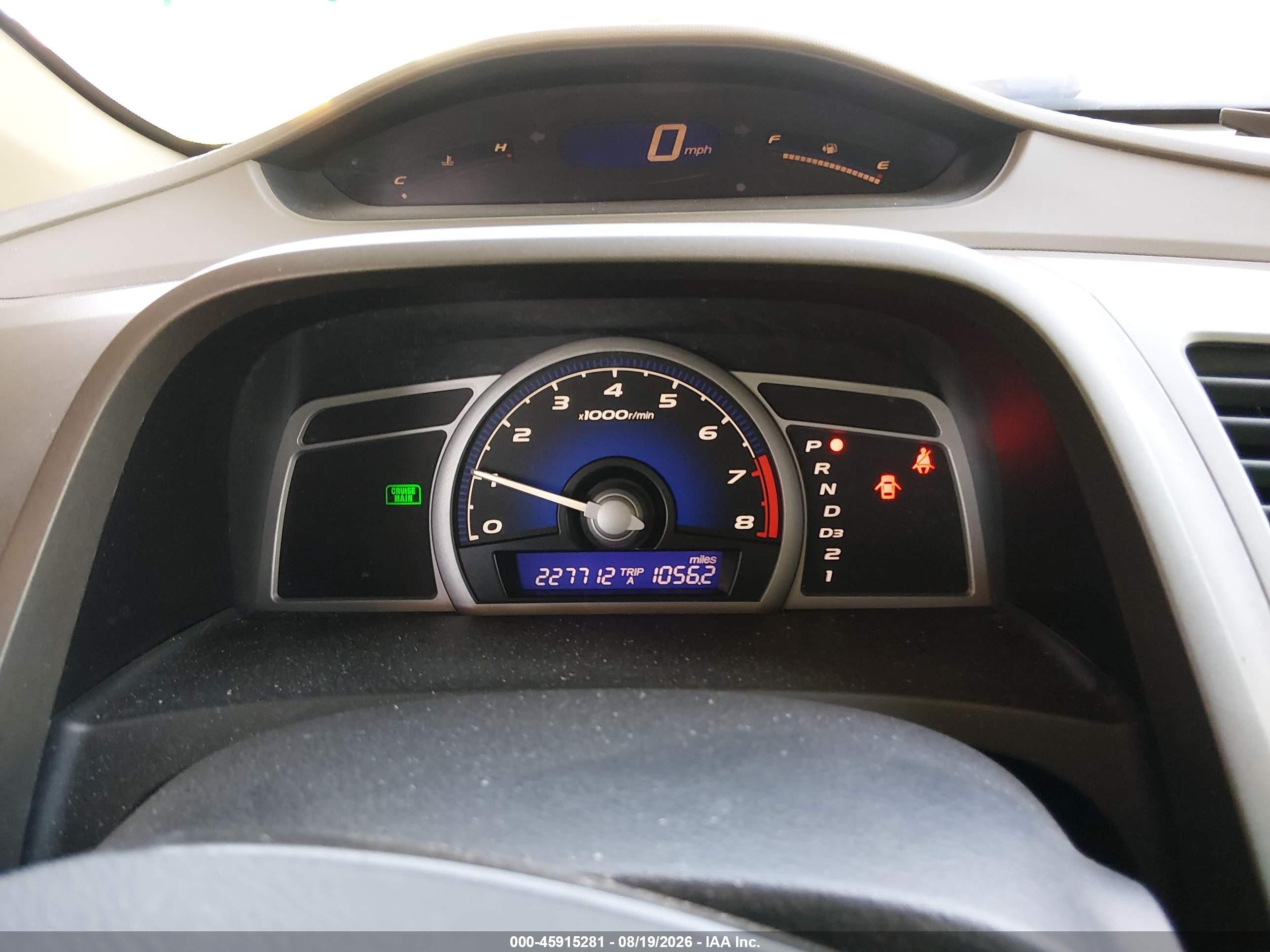 2008 Honda Civic Lx White vin: 2HGFG12658H557377