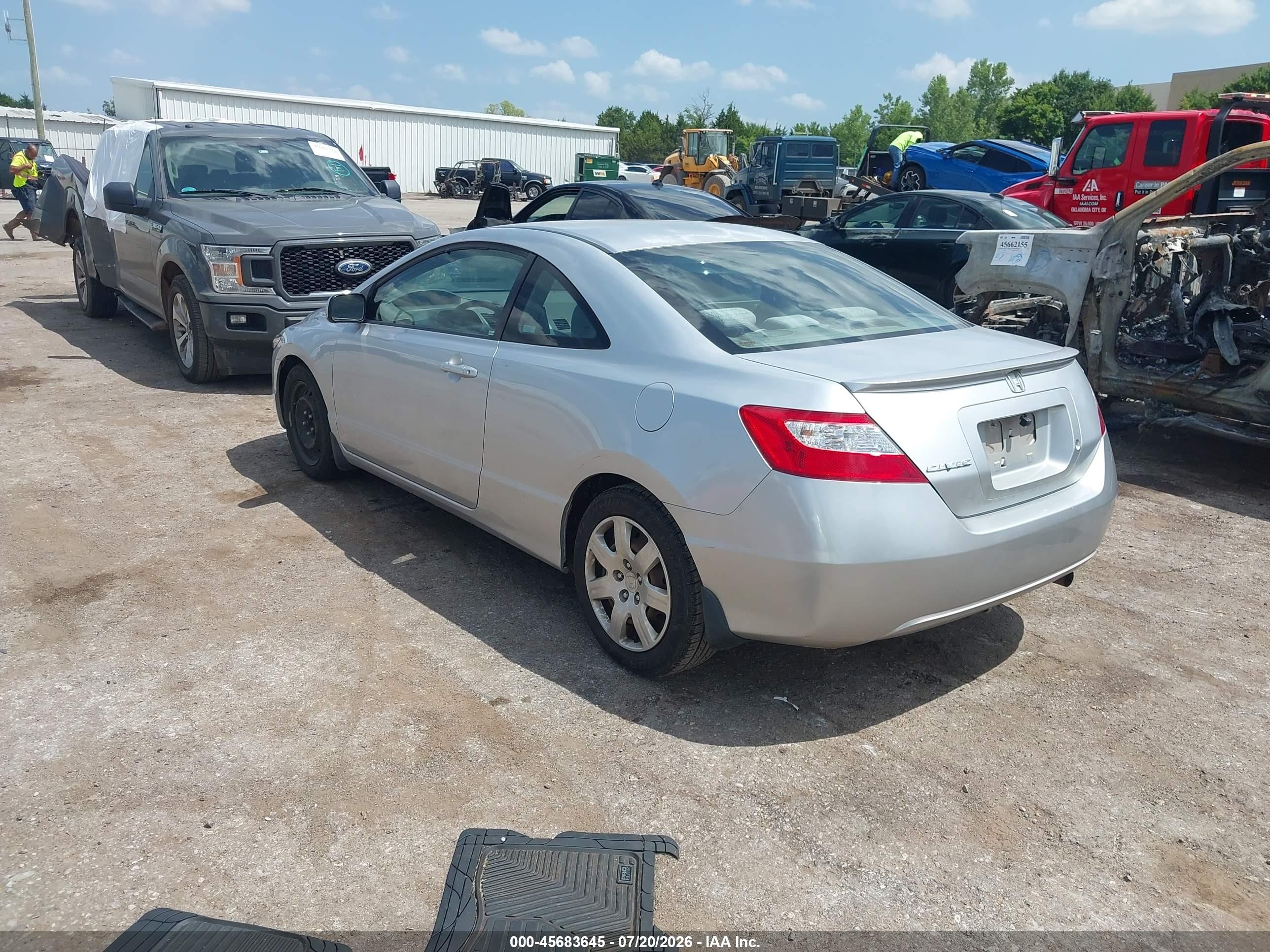 2008 Honda Civic Lx Teal vin: 2HGFG12658H566905