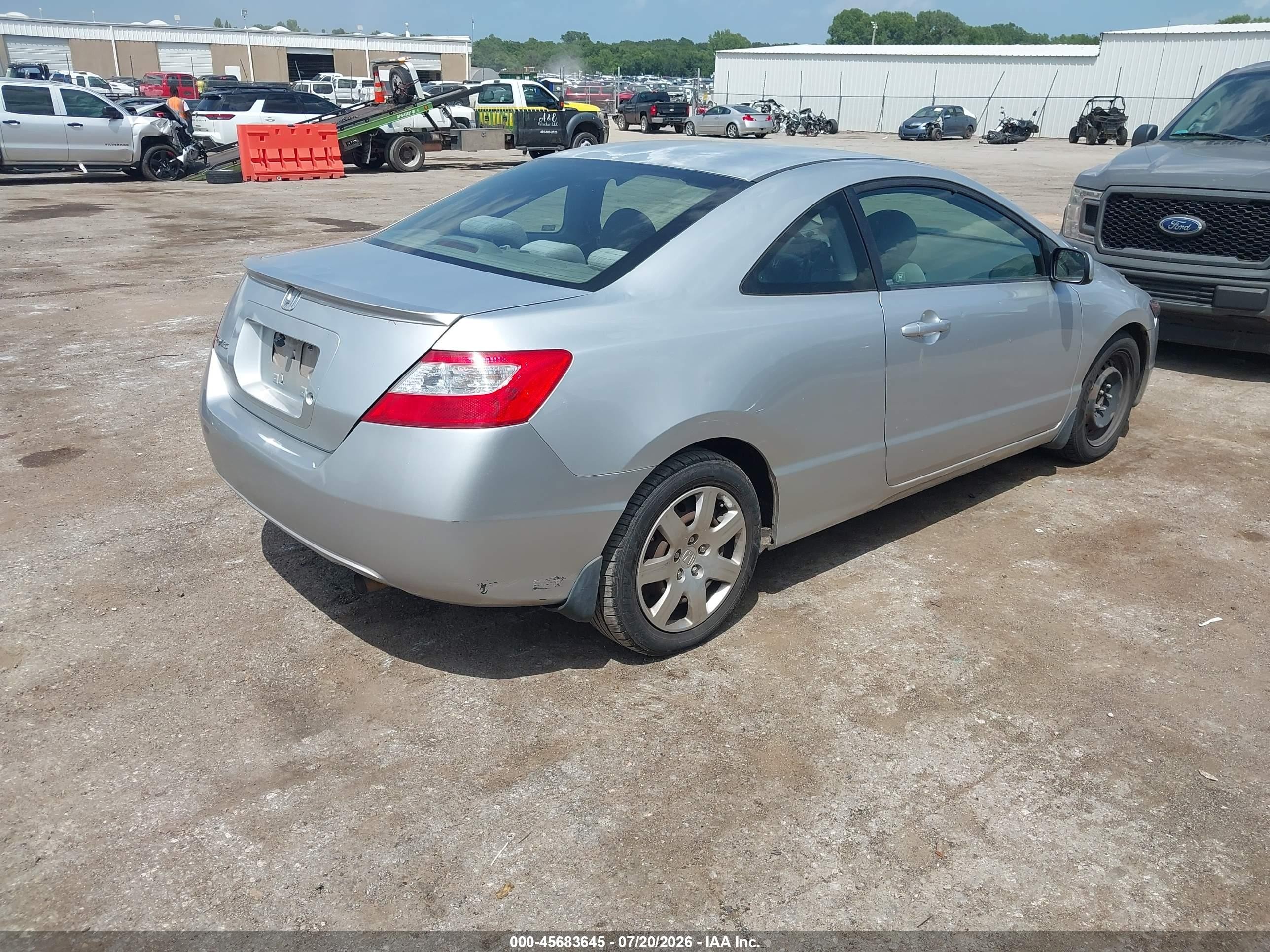 2008 Honda Civic Lx Teal vin: 2HGFG12658H566905
