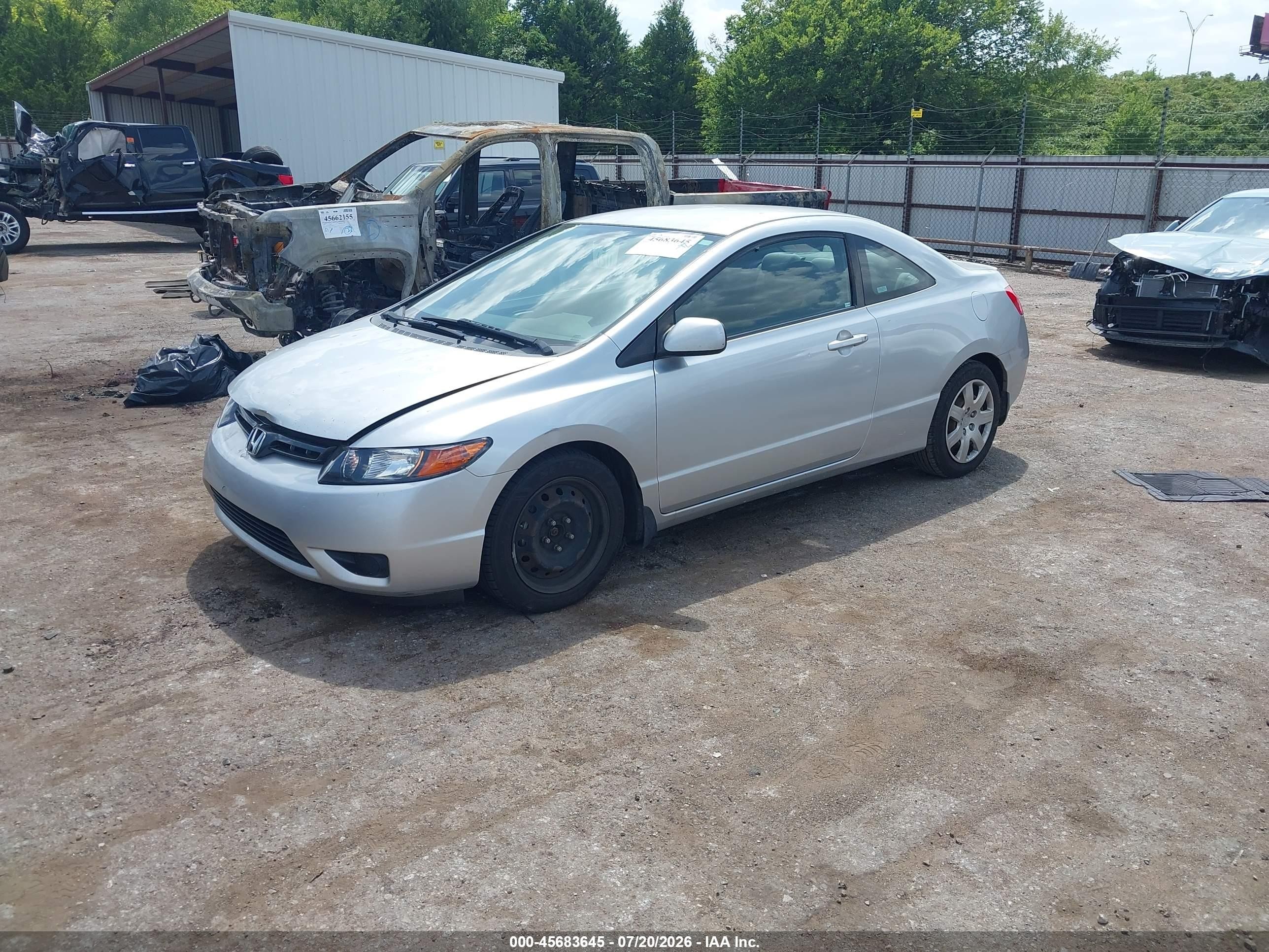 2008 Honda Civic Lx Teal vin: 2HGFG12658H566905