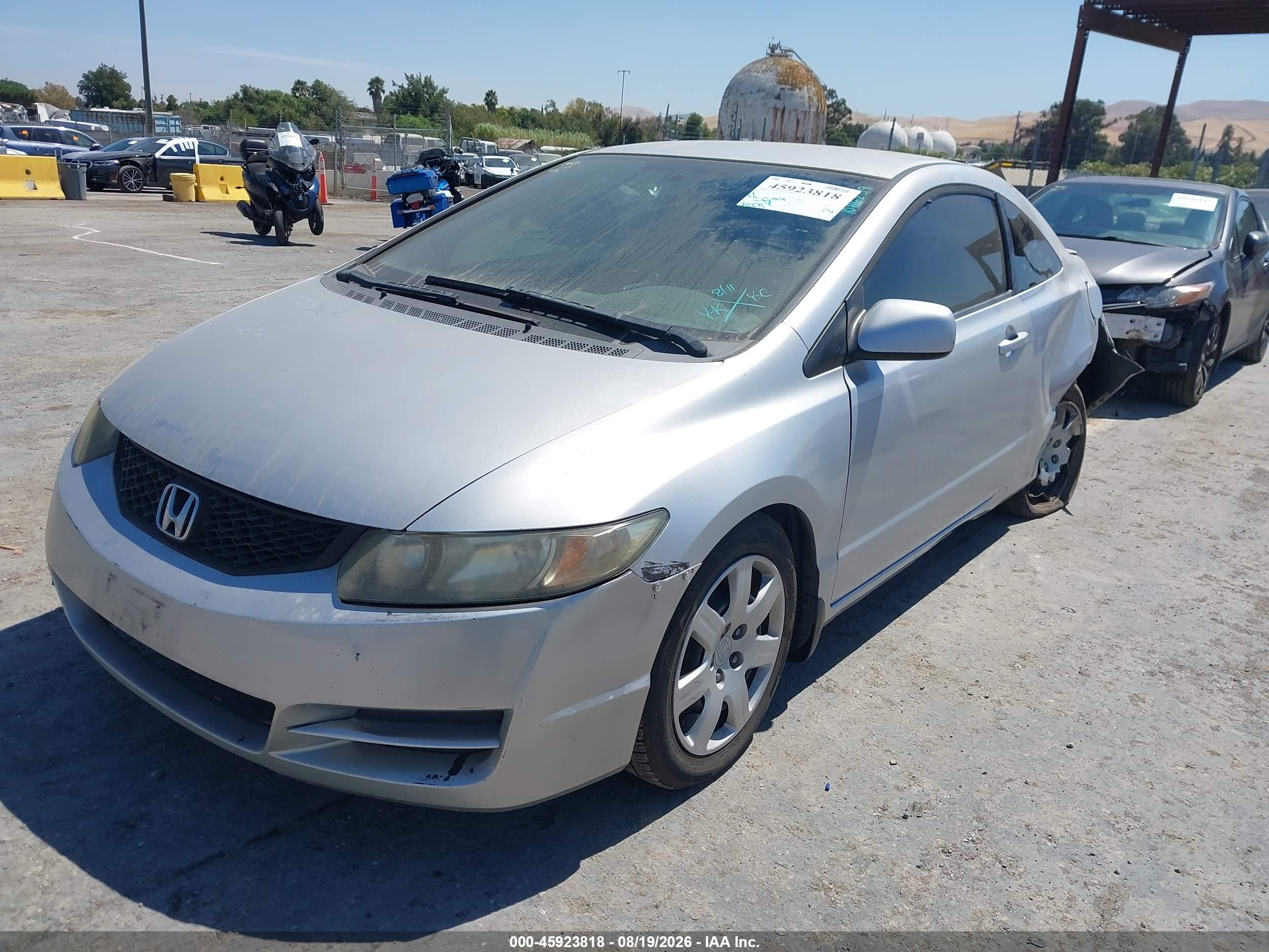 2009 Honda Civic Lx Silver vin: 2HGFG126598512604