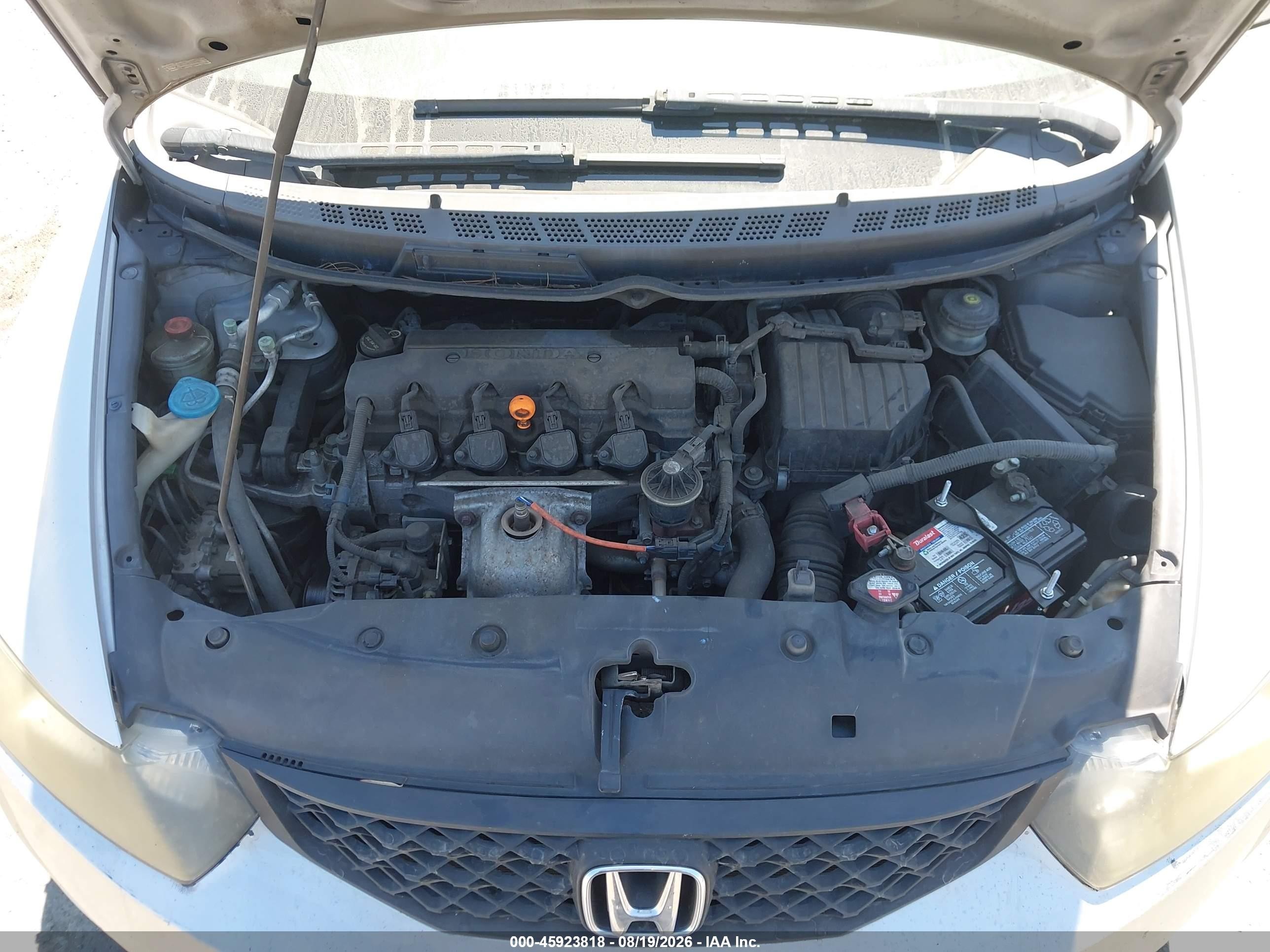 2009 Honda Civic Lx Silver vin: 2HGFG126598512604