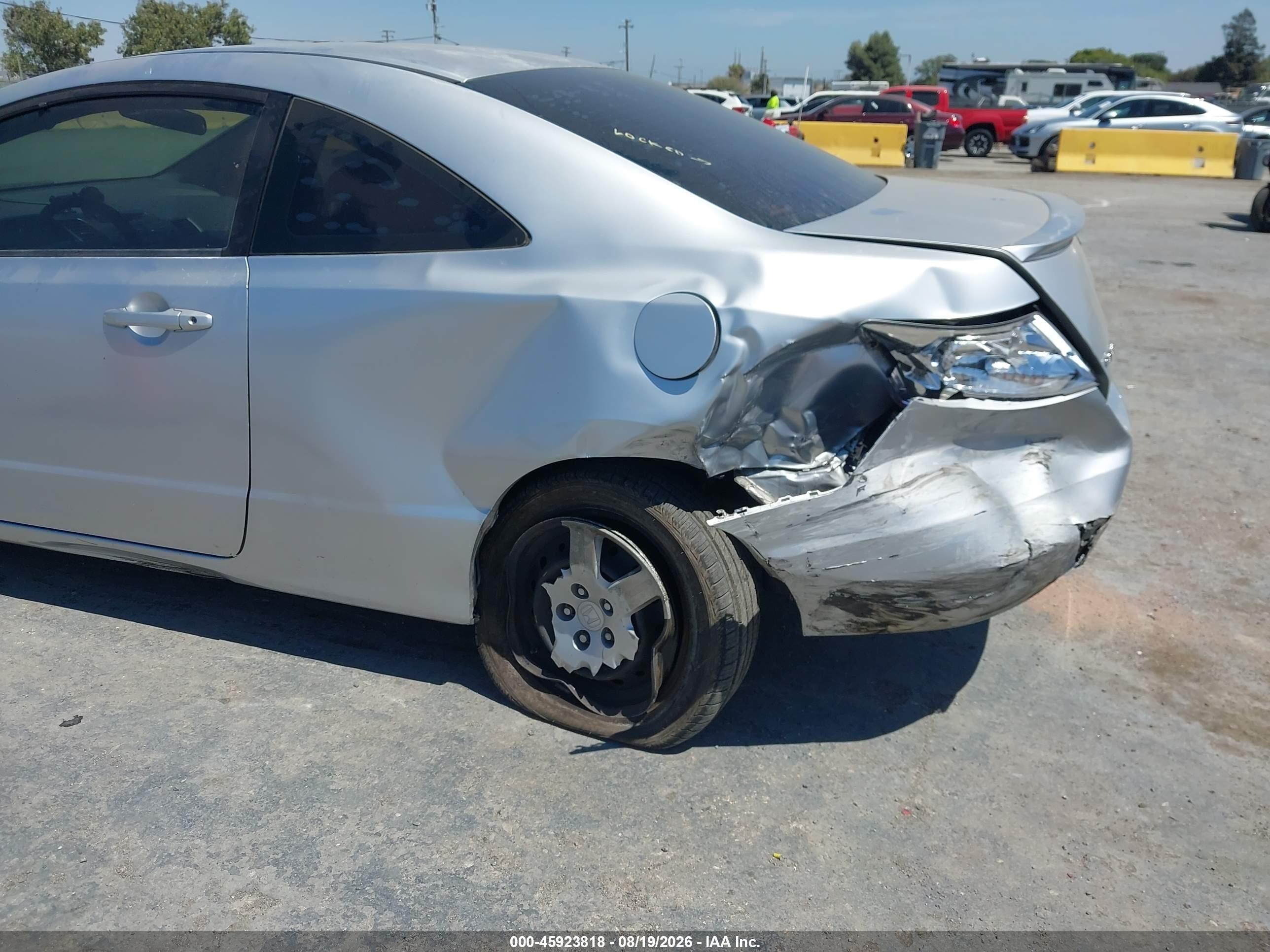 2009 Honda Civic Lx Silver vin: 2HGFG126598512604