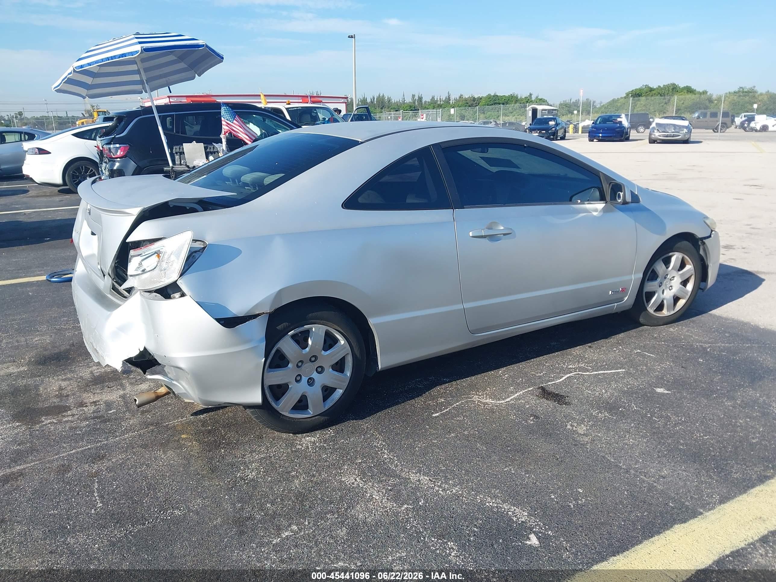 2009 Honda Civic Lx Gray vin: 2HGFG12659H507967