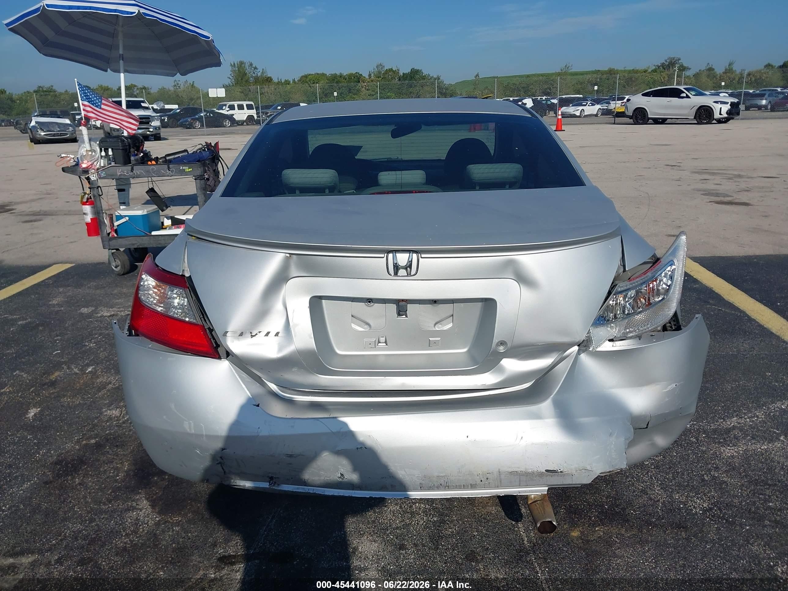 2009 Honda Civic Lx Gray vin: 2HGFG12659H507967